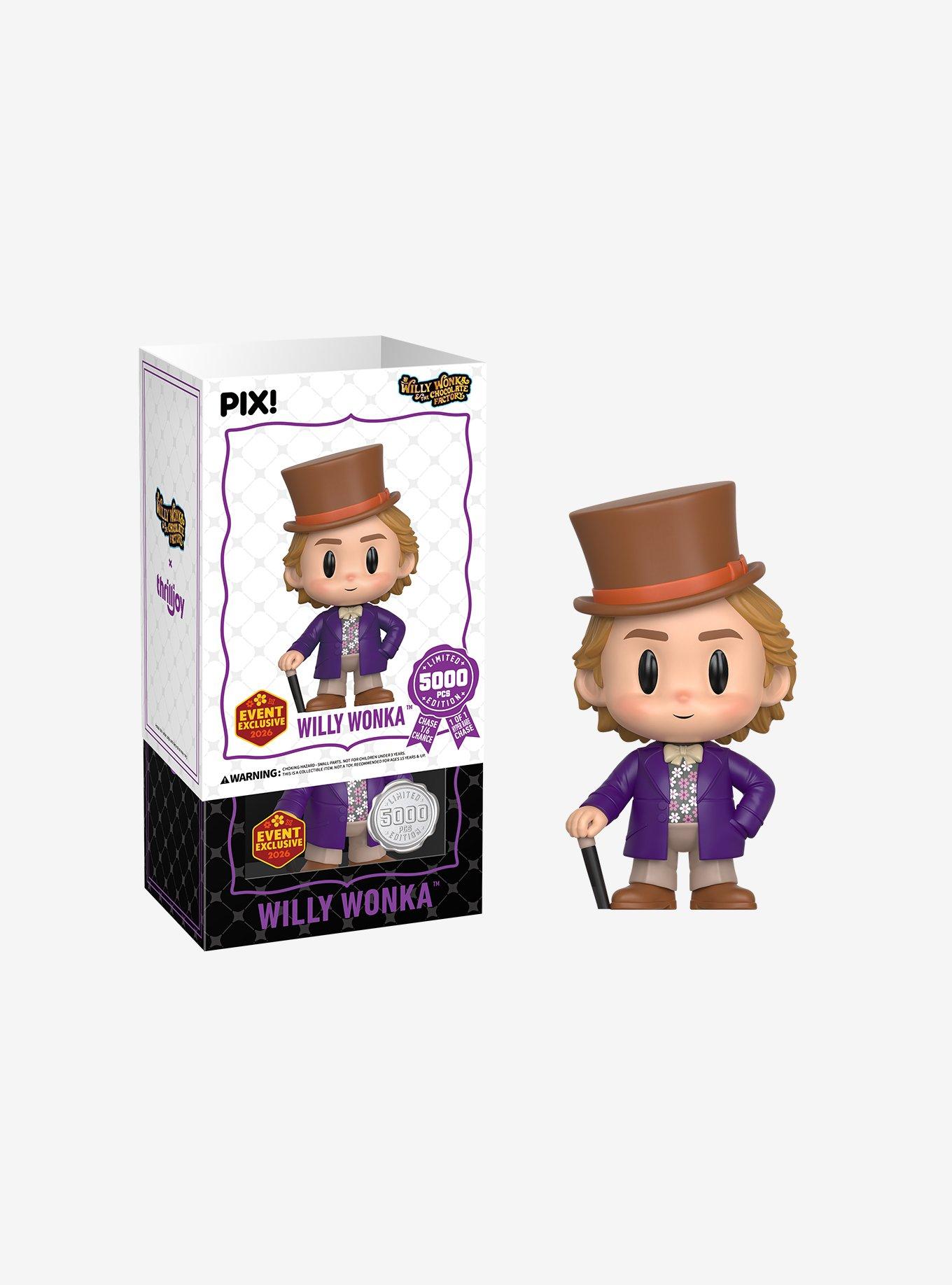 Thrilljoy Willy Wonka And The Chocolate Factory Pix! Willy Wonka Collectible Figure, , hi-res