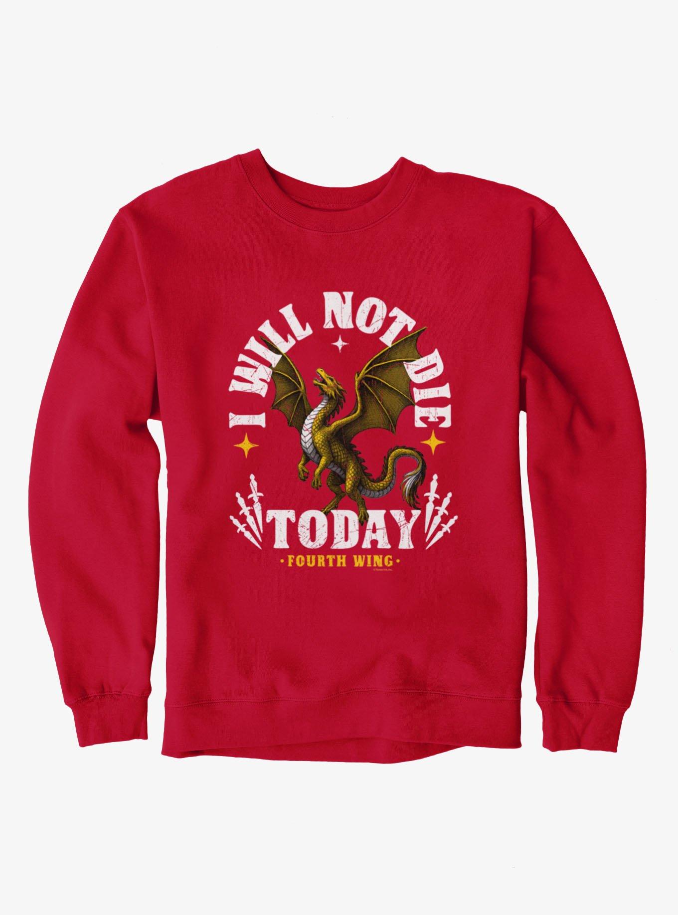 Fourth Wing The Empyrean Will Not Die Arch Sweatshirt, , hi-res