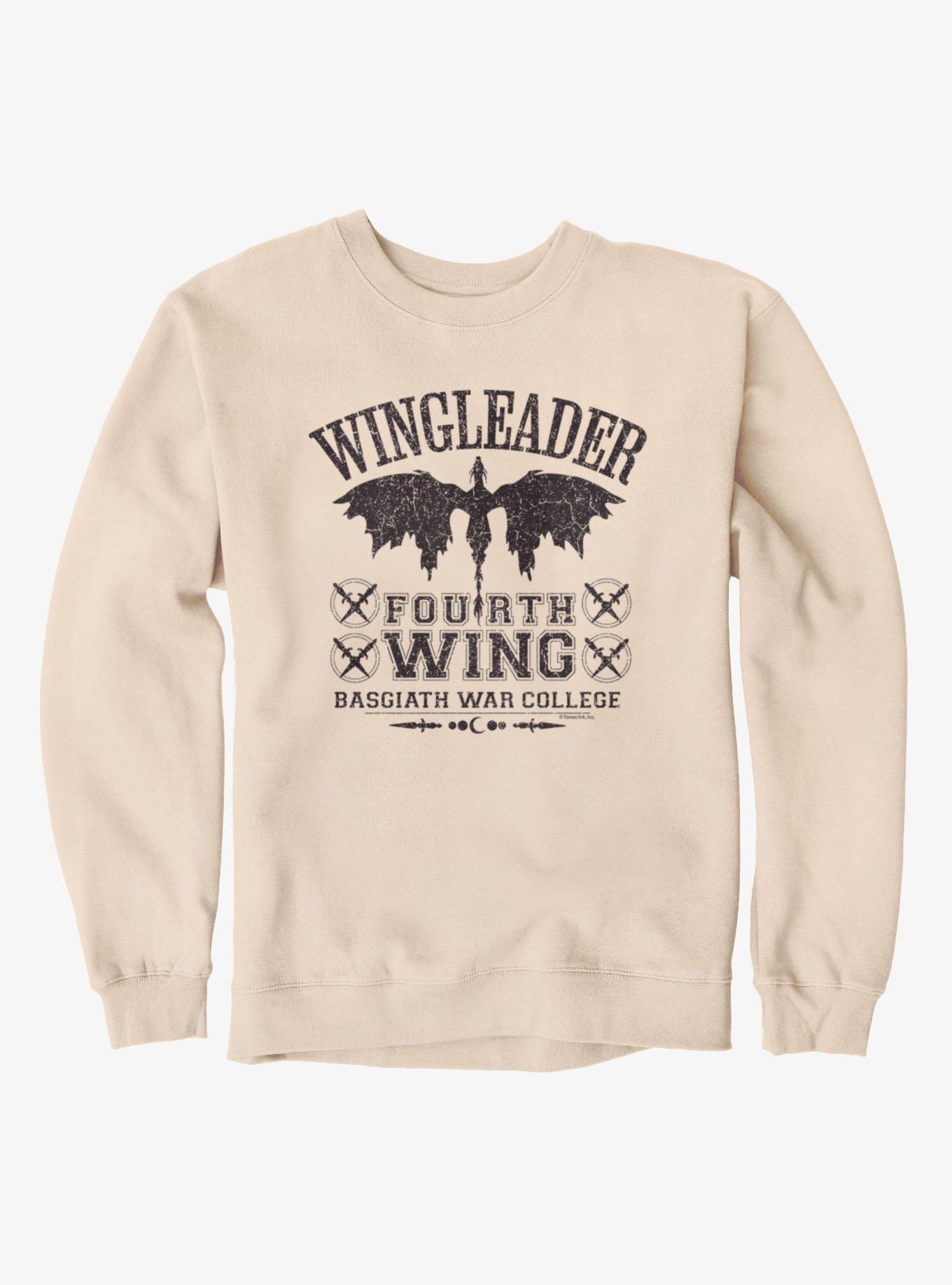 Fourth Wing The Empyrean Wingleader Basgiath War College Sweatshirt