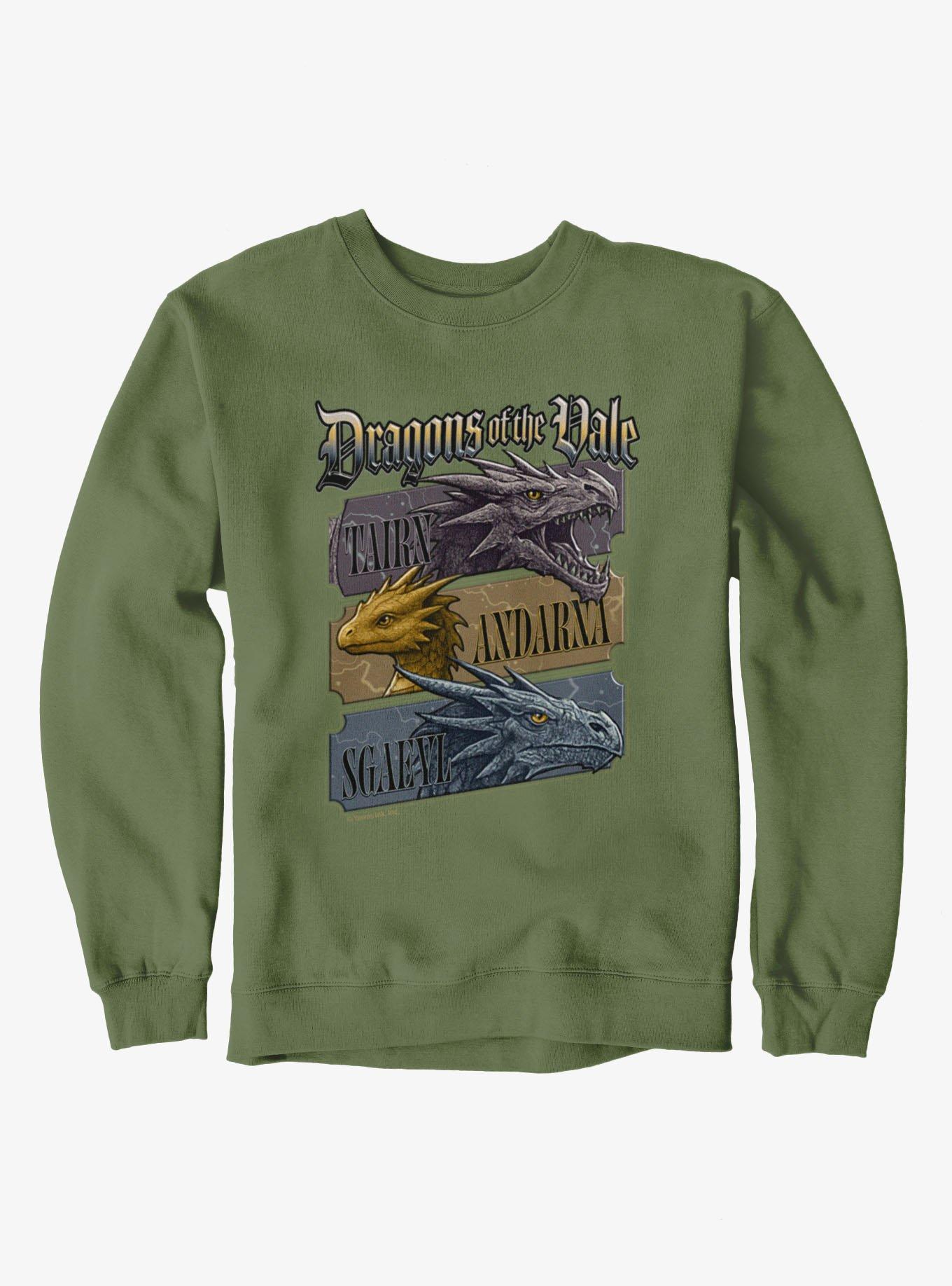 Fourth Wing The Empyrean Dragons Of The Vale Placards Sweatshirt, , hi-res