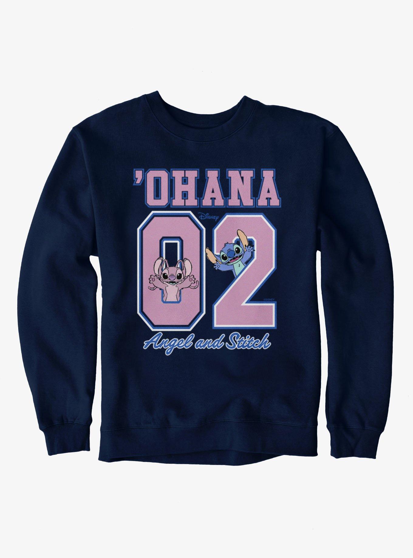 Disney Lilo & Stitch Stitch And Angel Ohana Sweatshirt, , hi-res