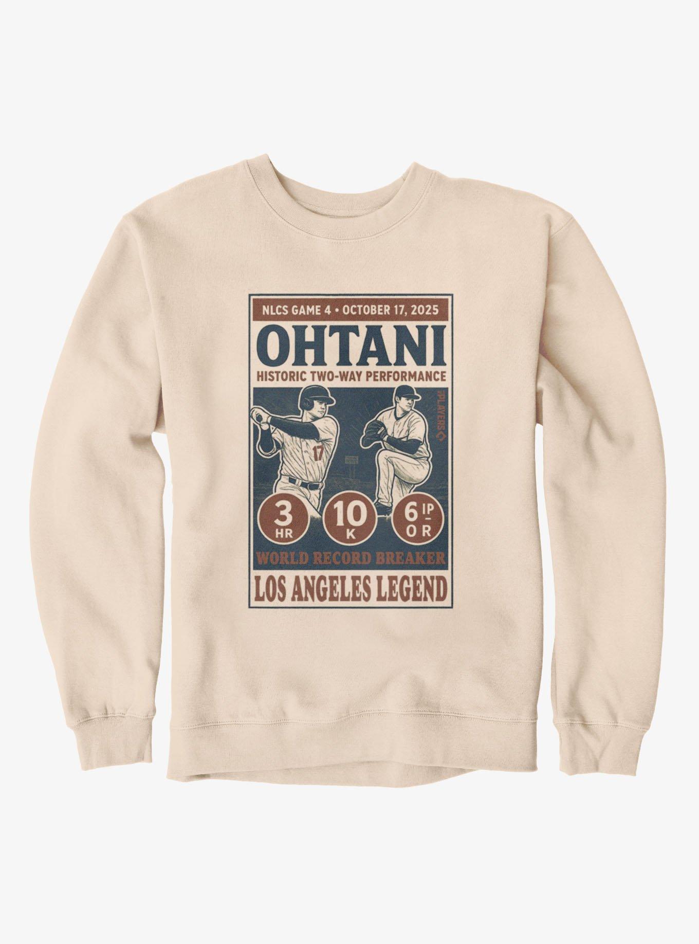 MLB Los Angeles Dodgers Shohei Ohtani La Legends Poster Sweatshirt, , hi-res