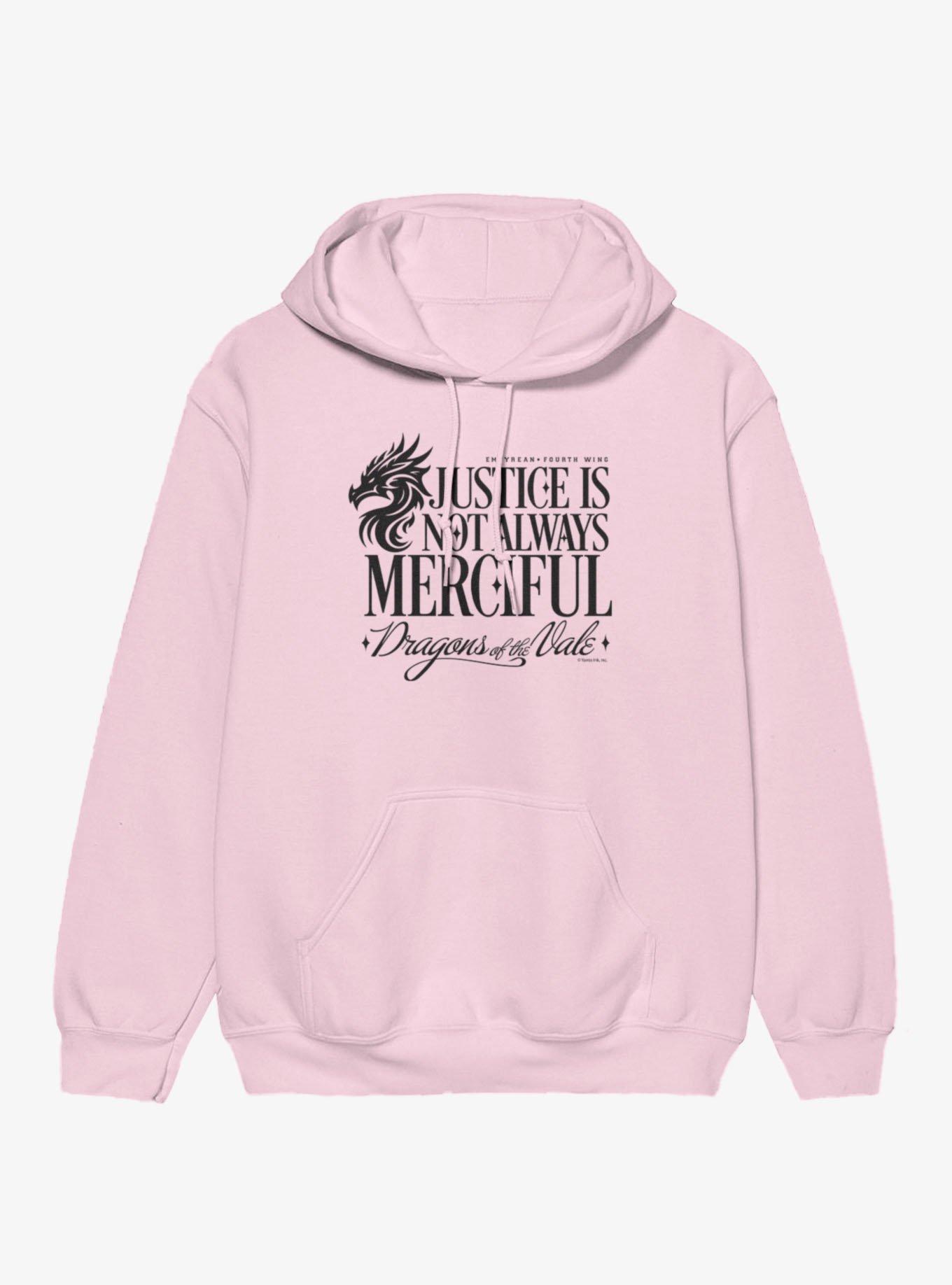 Fourth Wing The Empyrean Justice Is Not Merciful Hoodie, , hi-res