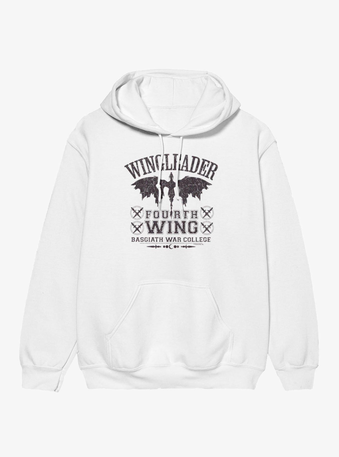 Fourth Wing The Empyrean Wingleader Basgiath War College Hoodie, , hi-res