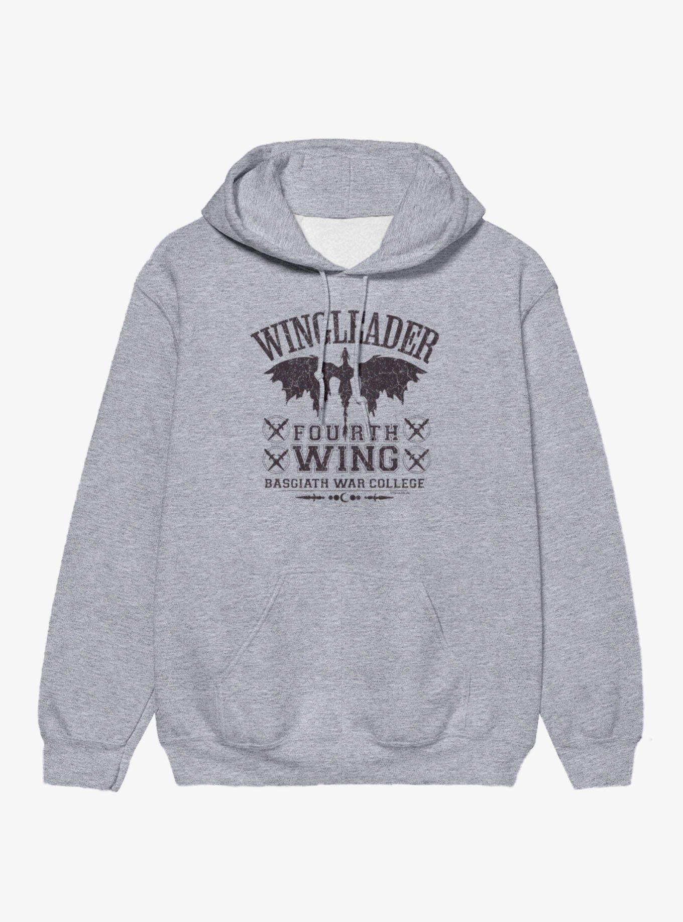 Fourth Wing The Empyrean Wingleader Basgiath War College Hoodie, , hi-res