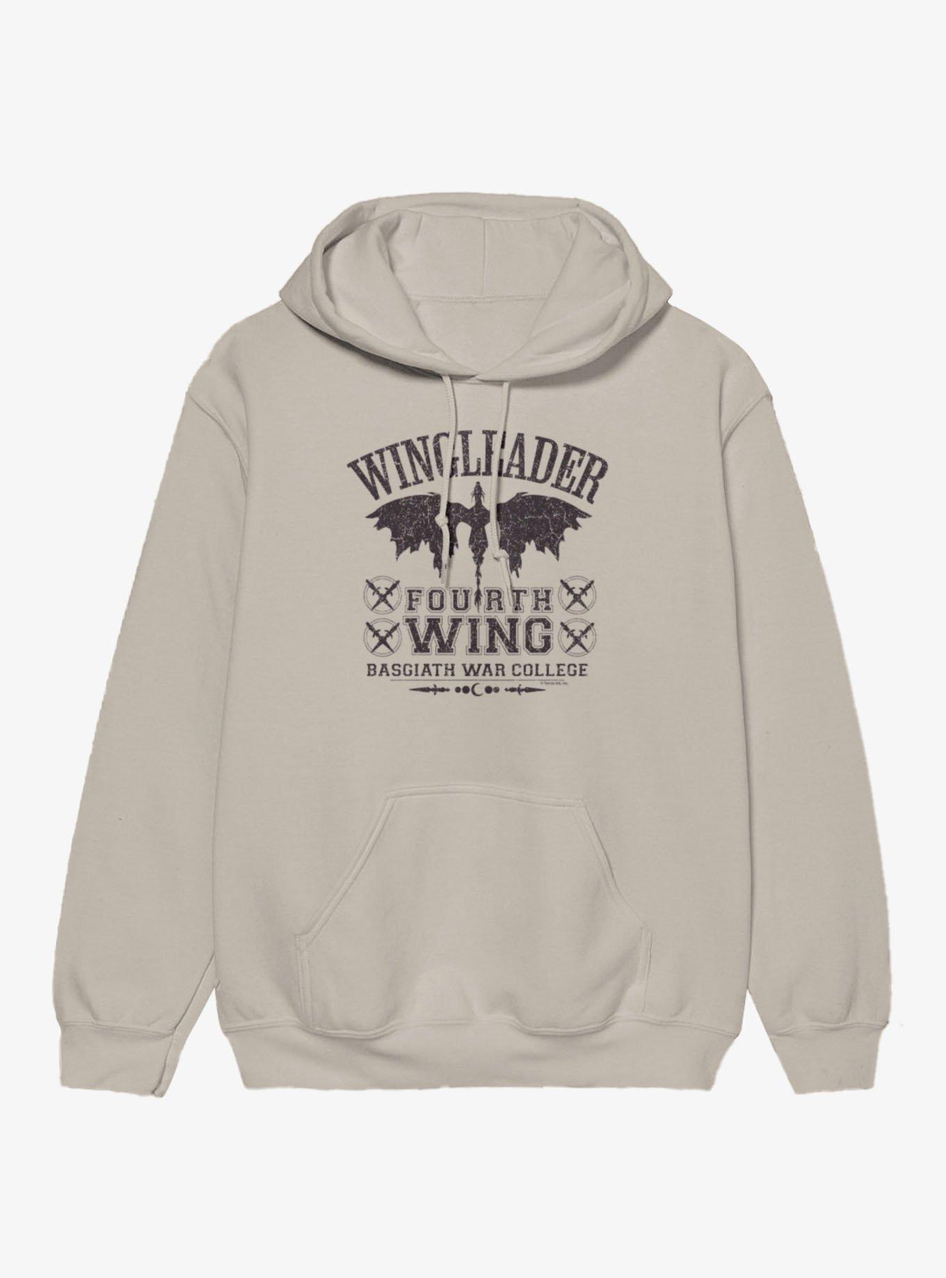 Fourth Wing The Empyrean Wingleader Basgiath War College Hoodie, , hi-res