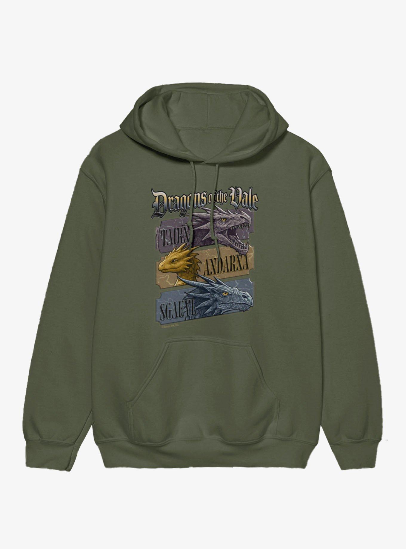 Fourth Wing The Empyrean Dragons Of The Vale Placards Hoodie, , hi-res