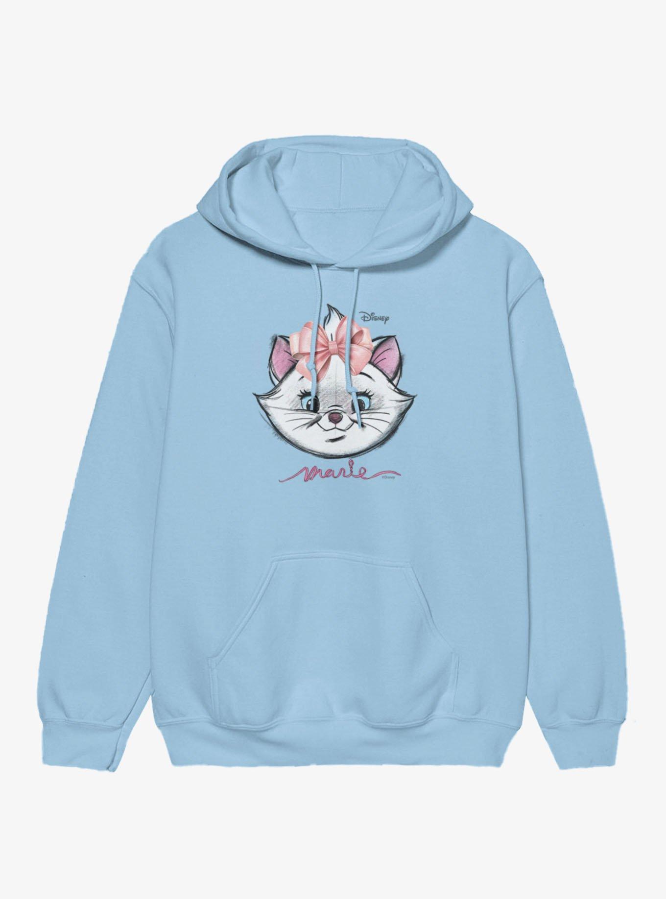 Disney The Aristocats Marie Face Sketch Hoodie
