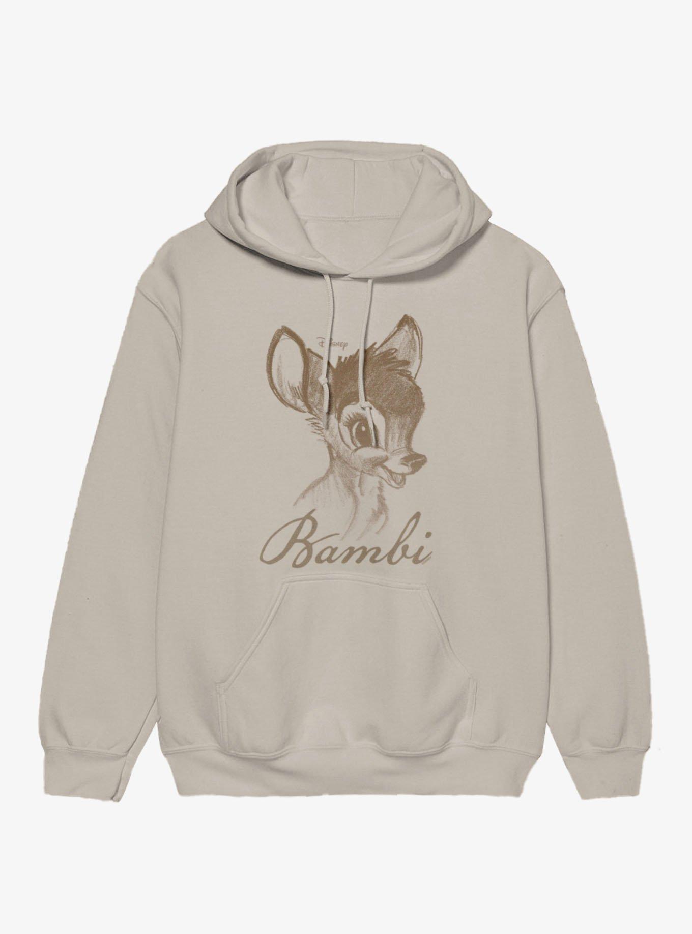Disney Bambi Classic Face Sketch Hoodie