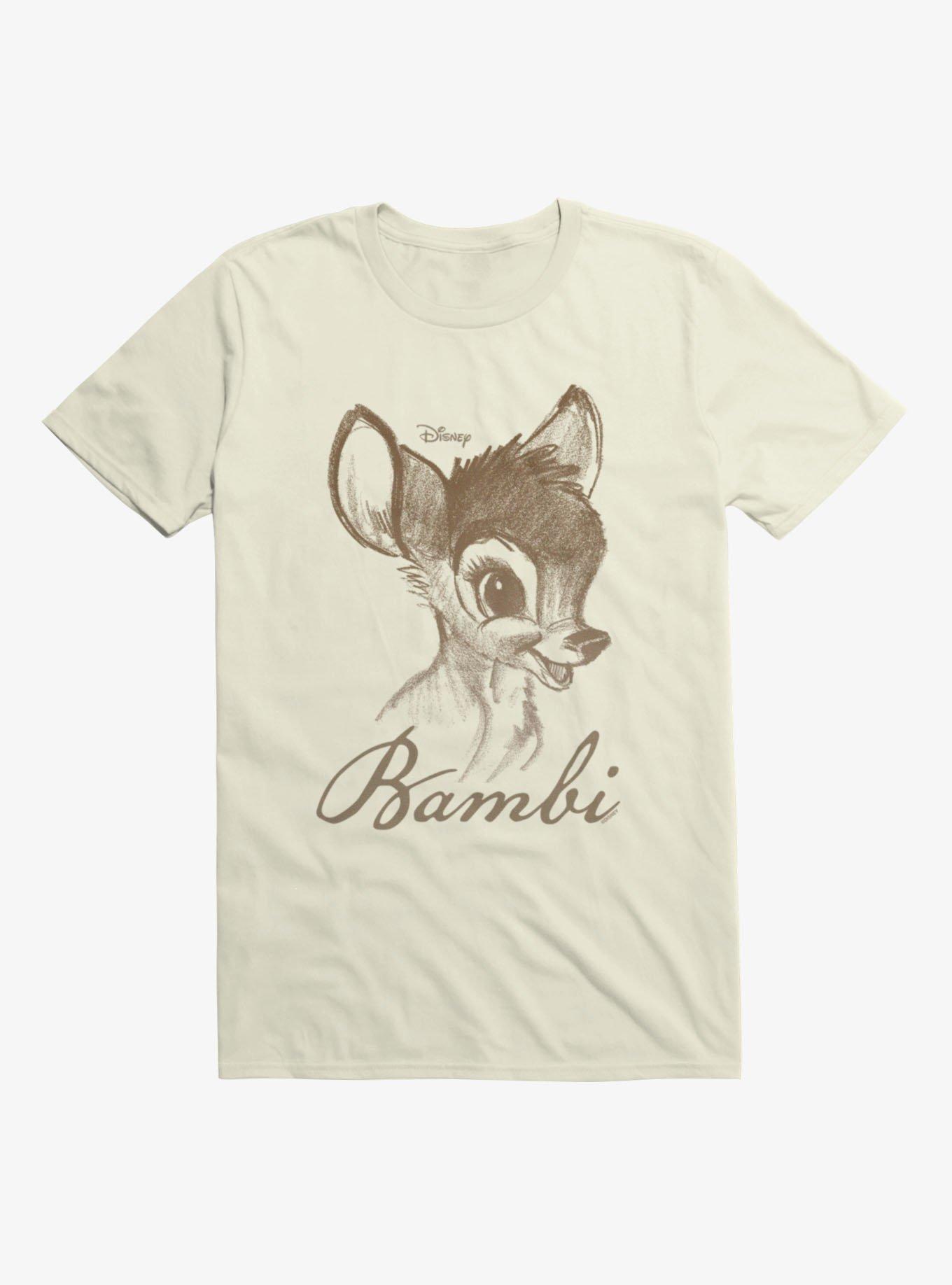 Disney Bambi Classic Face Sketch T-Shirt, , hi-res