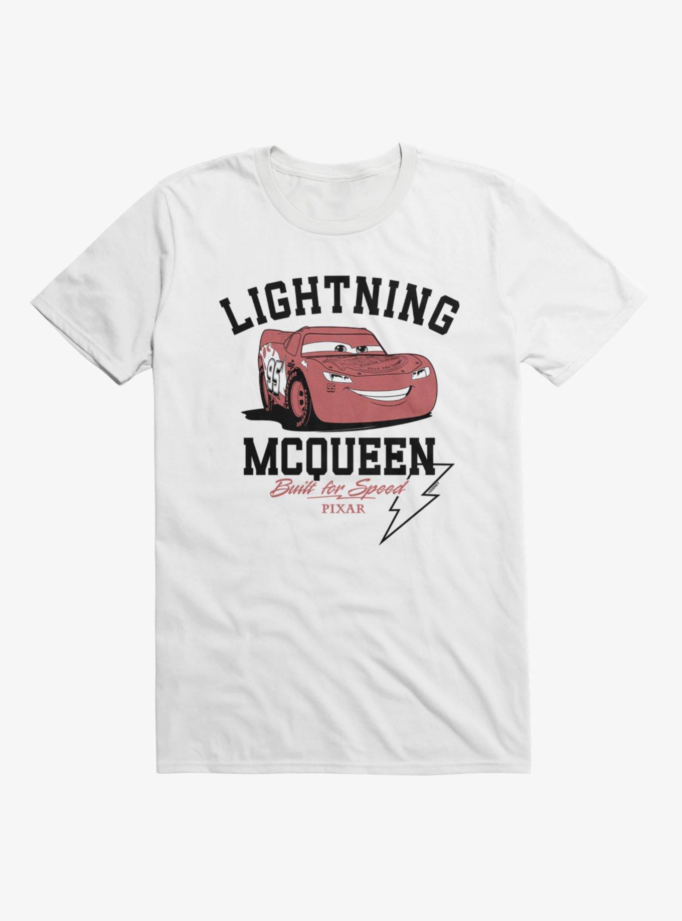 Disney Pixar Cars Lightning McQueen Built For Speed T-Shirt, , hi-res