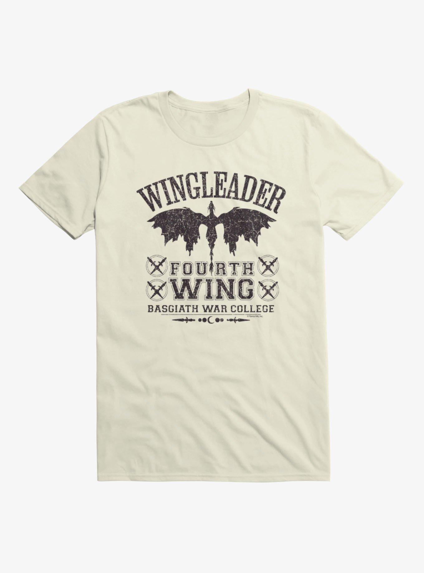Fourth Wing The Empyrean Wingleader Basgiath War College T-Shirt
