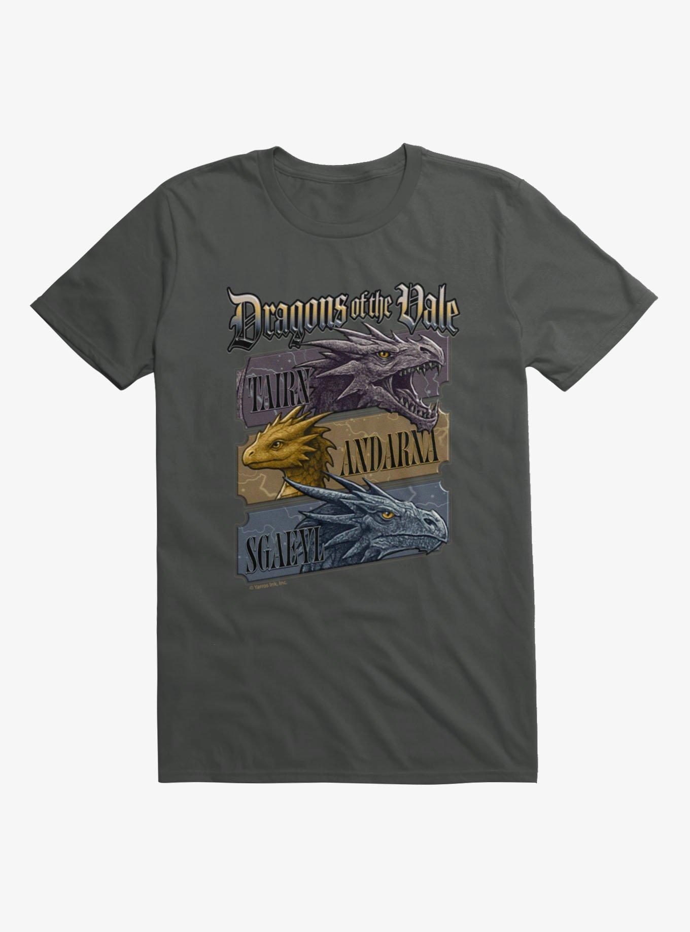 Fourth Wing The Empyrean Dragons Of The Vale Placards T-Shirt, , hi-res
