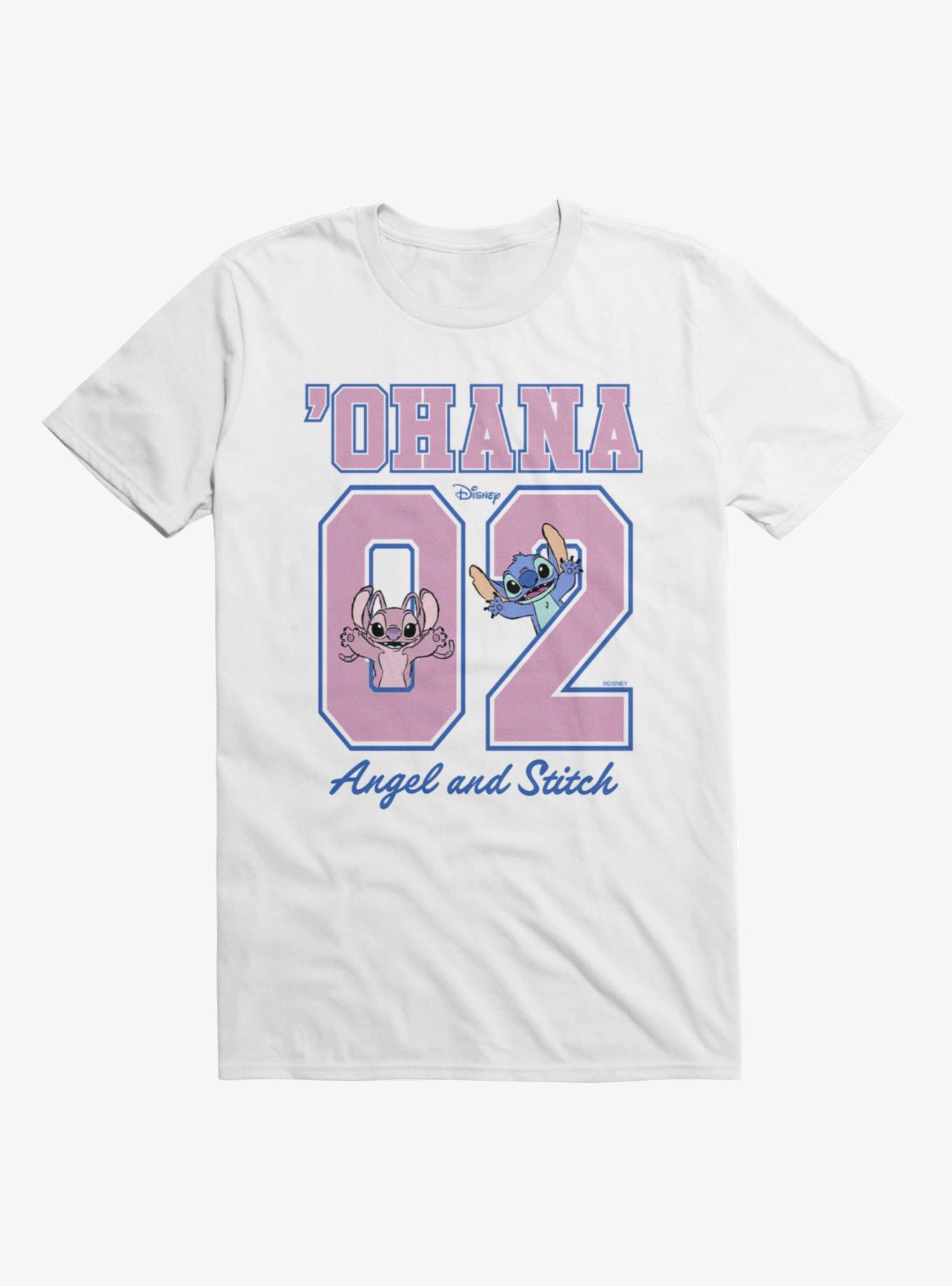 Disney Lilo & Stitch Stitch And Angel Ohana T-Shirt, , hi-res