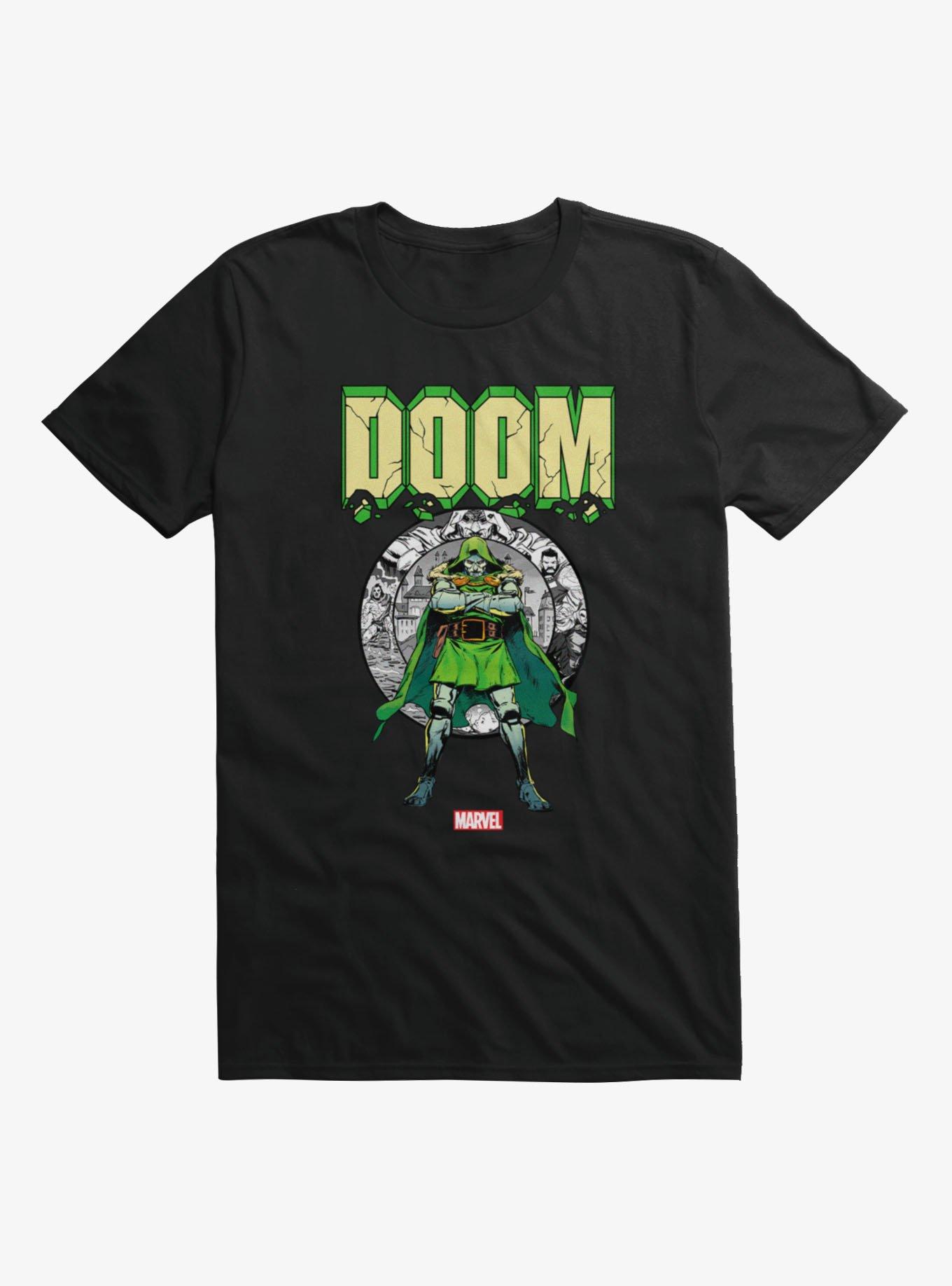 Marvel Comics Retro Doctor Doom Crumble Pose T-Shirt