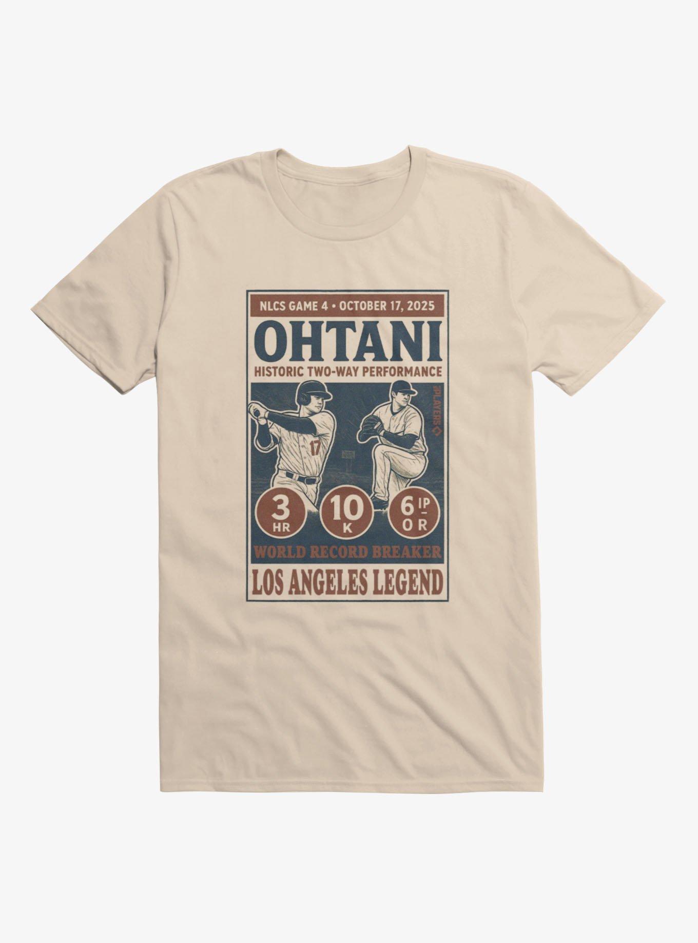 MLB Los Angeles Dodgers Shohei Ohtani La Legends Poster T-Shirt, , hi-res