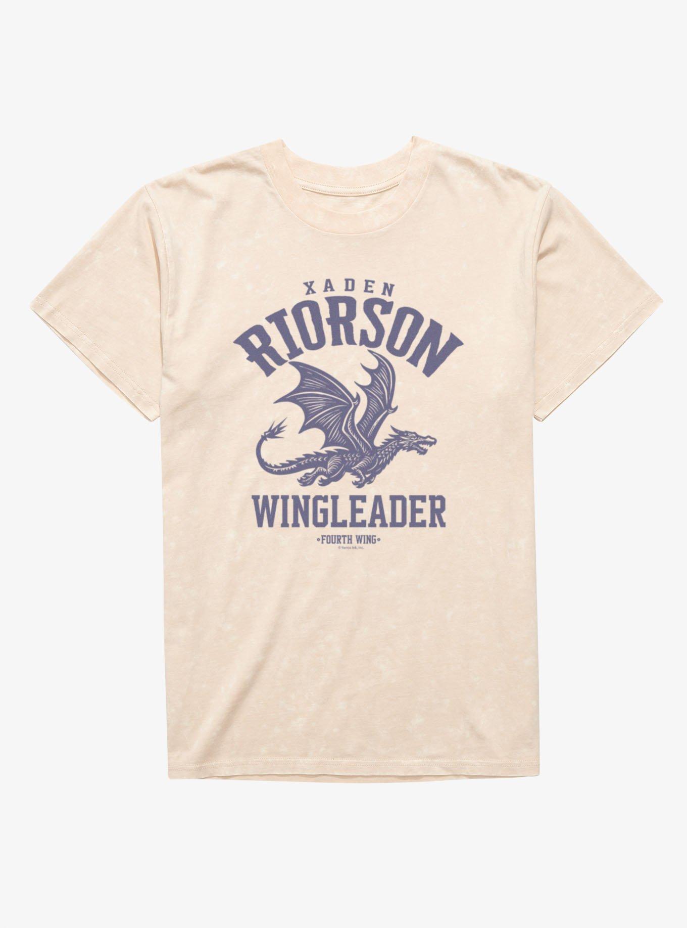 Fourth Wing The Empyrean Xaden Riorson Wingleader Mineral Wash T-Shirt, , hi-res
