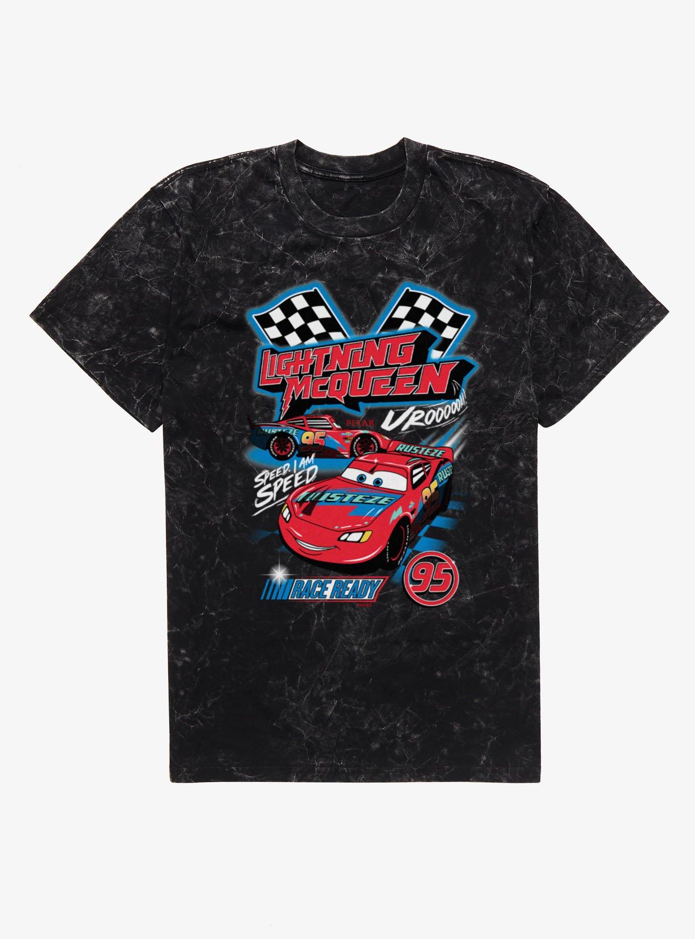 Disney Pixar Cars Lightning McQueen Race Ready Mineral Wash T-Shirt, , hi-res