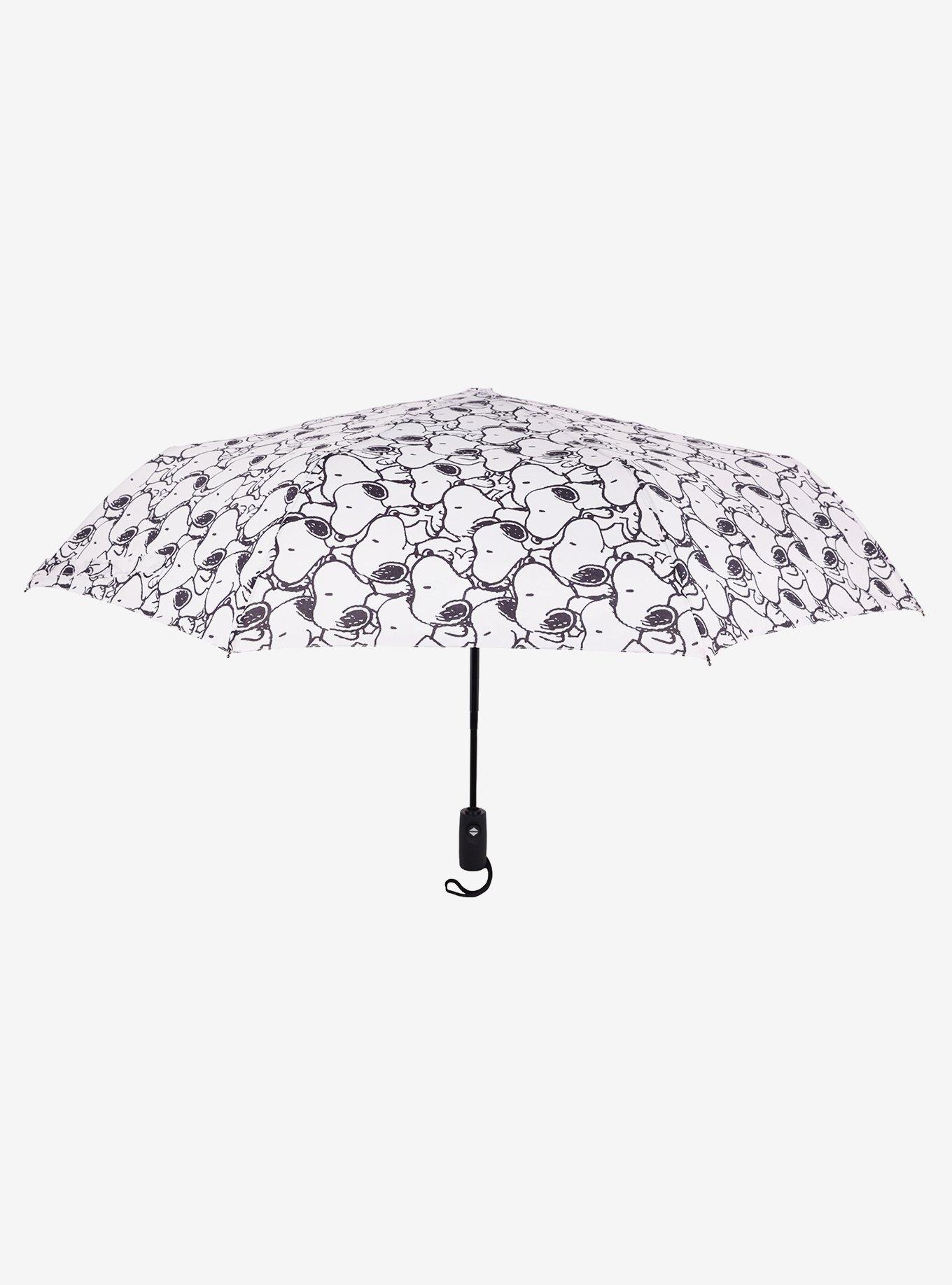 Peanuts Snoopy Black & White Allover Print Umbrella, , hi-res