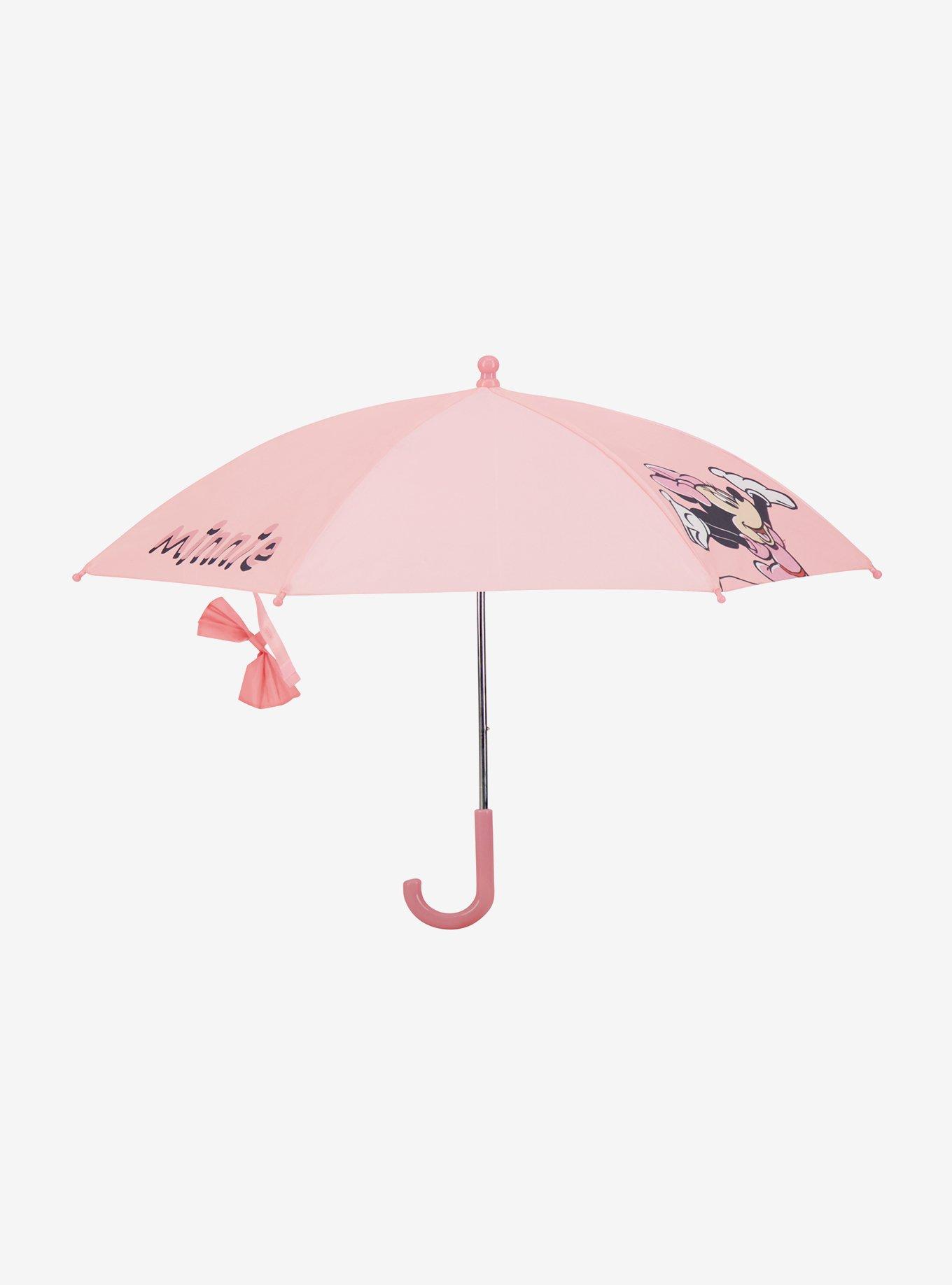 Disney Minnie Mouse Pink Kids Umbrella, , hi-res