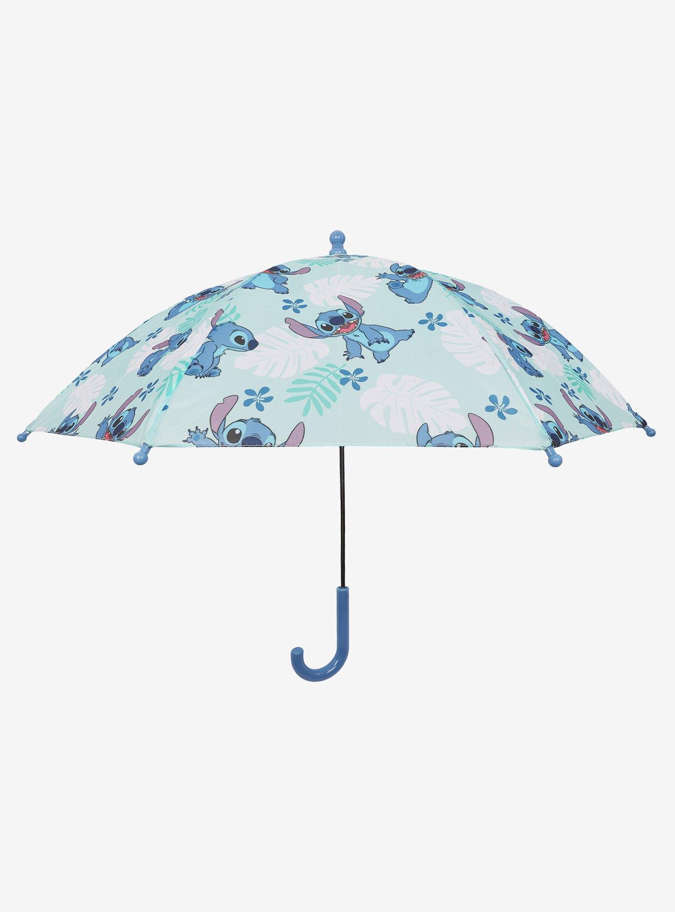 Disney Lilo & Stitch Tropical Leaf Kids Umbrella, , hi-res