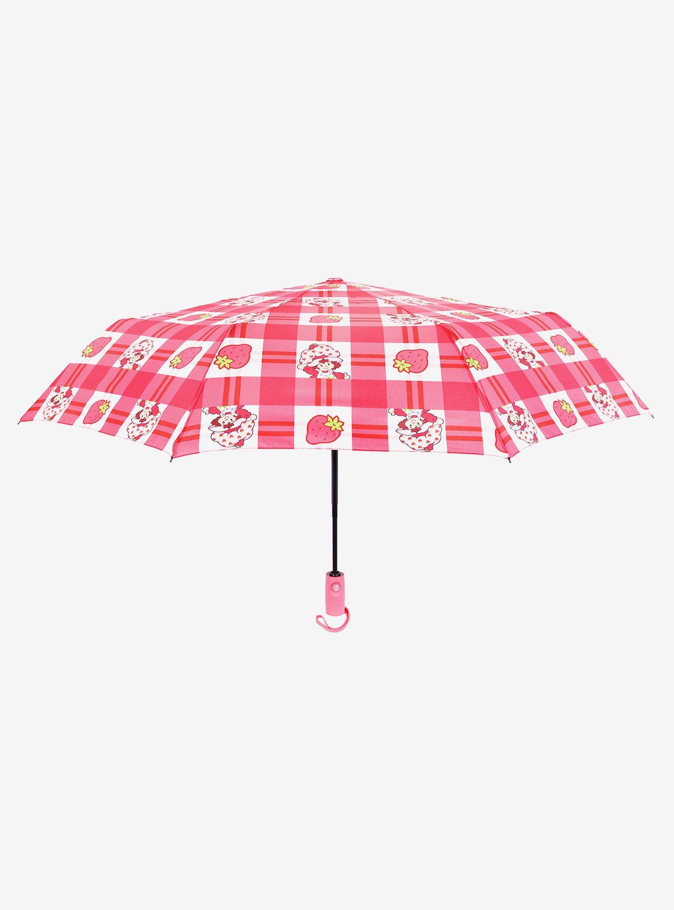 Strawberry Shortcake Gingham Plaid Umbrella, , hi-res