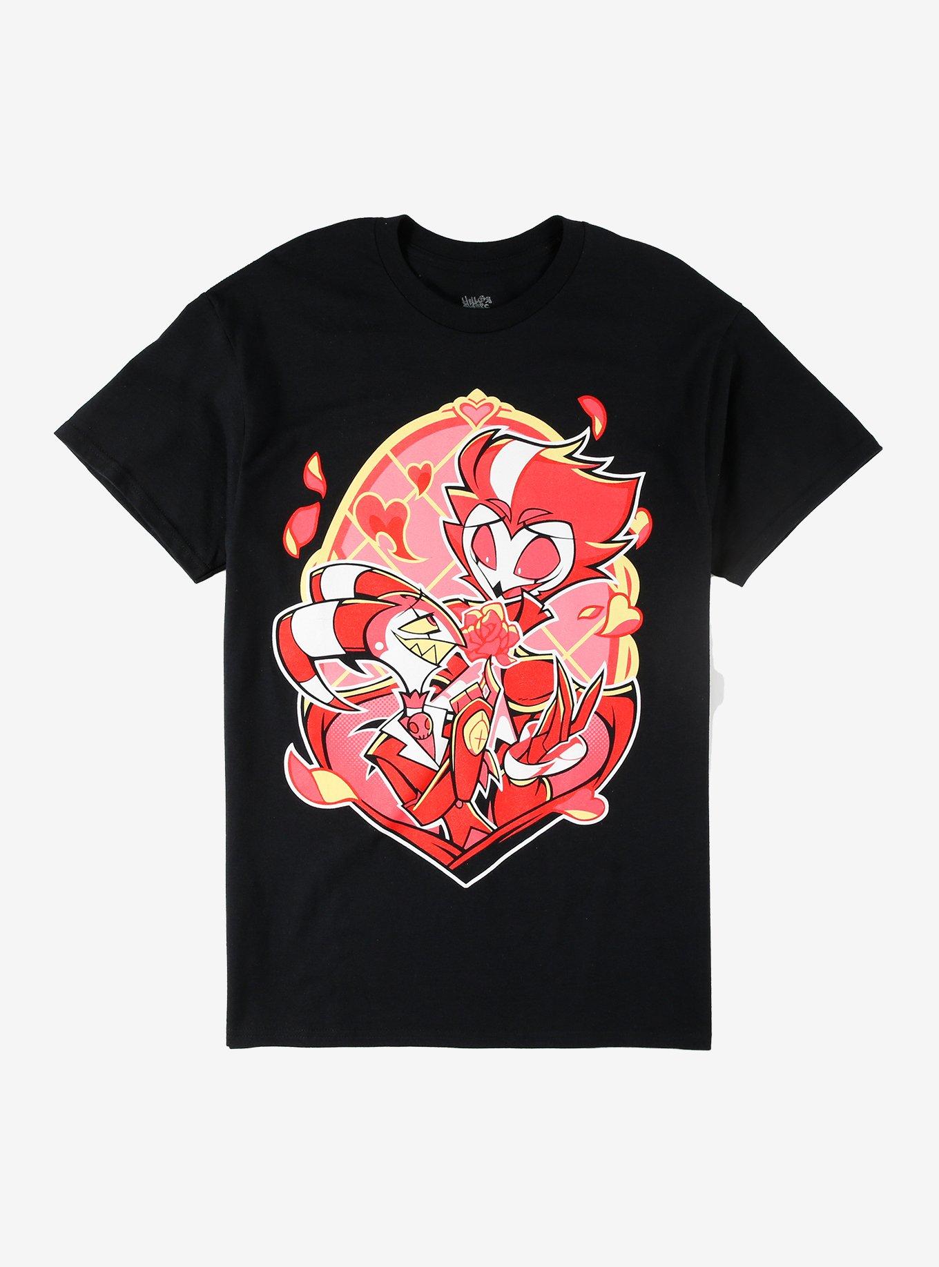 Helluva Boss Stolas & Blitz Hearts T-Shirt, , hi-res