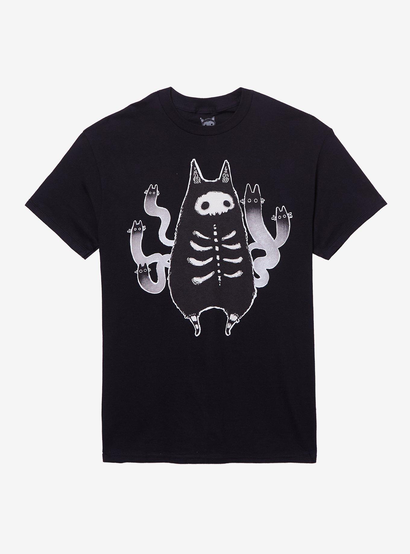 Skeleton Cat T-Shirt By Guild Of Calamity, , hi-res