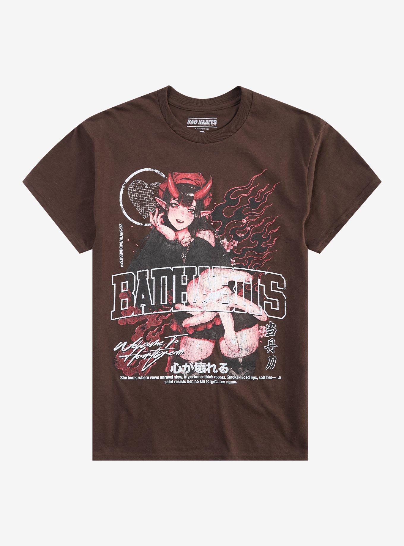 Blooming Flower Devil T-Shirt By Bad Habits, , hi-res