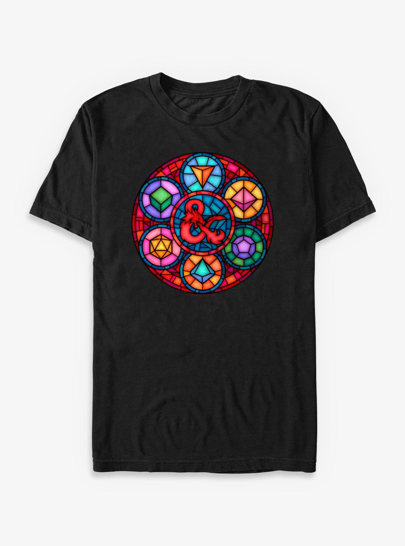 Dungeons & Dragons Stained Glass Ampersand T-Shirt, , hi-res