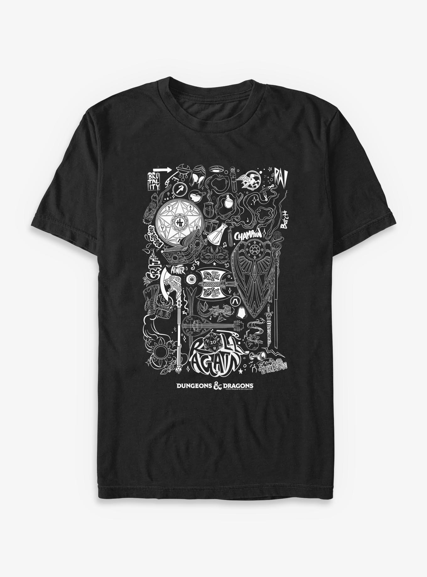 Dungeons & Dragons Doodles T-Shirt