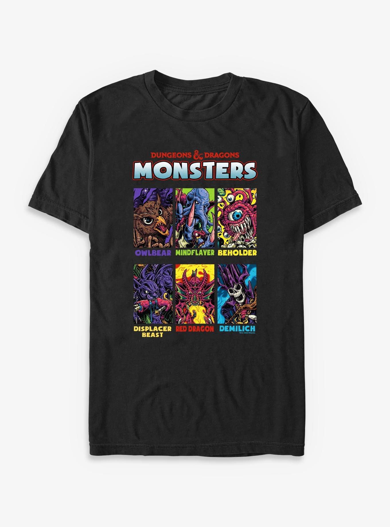 Dungeons & Dragons Monsters T-Shirt, , hi-res