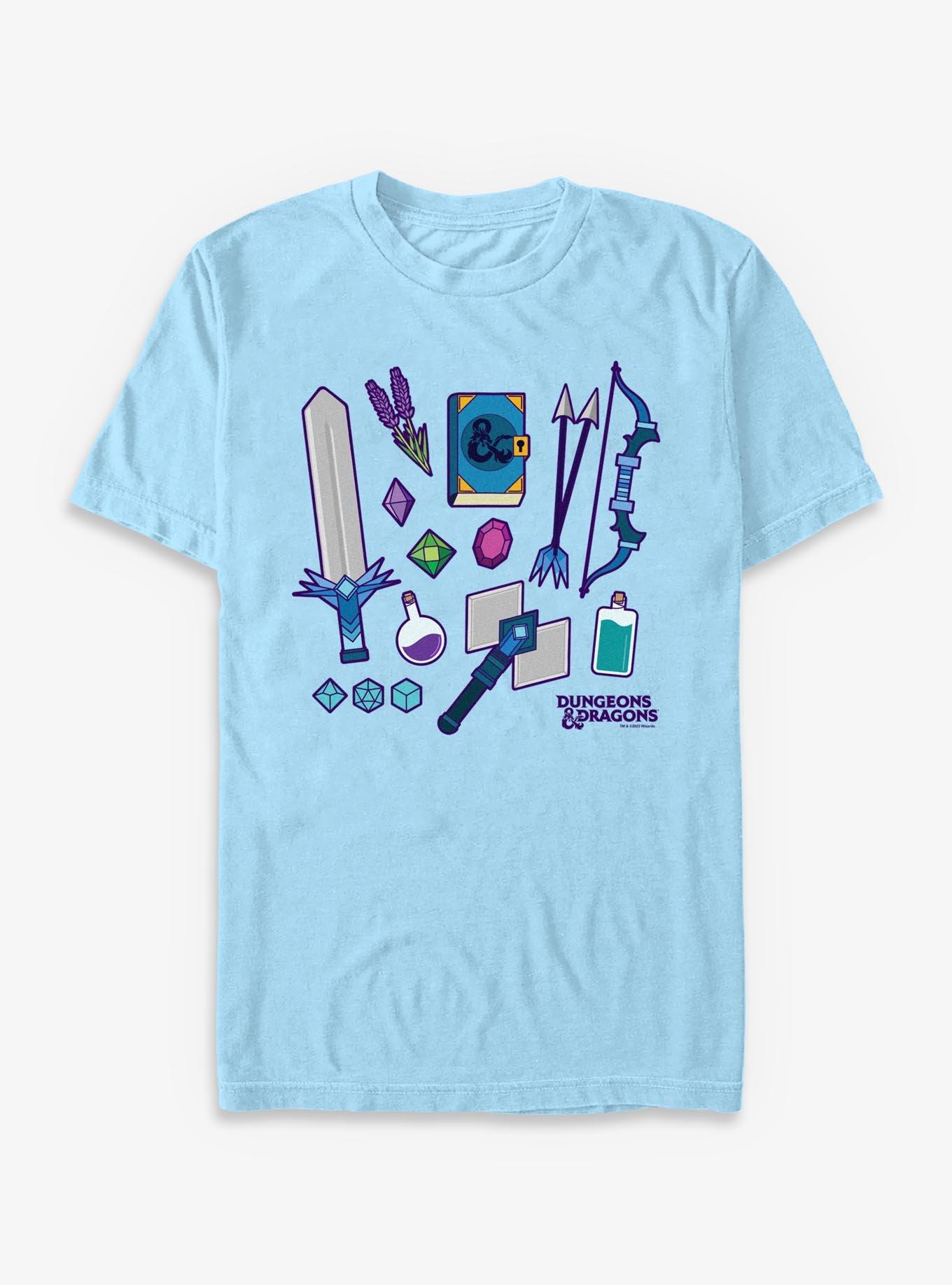 Dungeons & Dragons Character Items T-Shirt