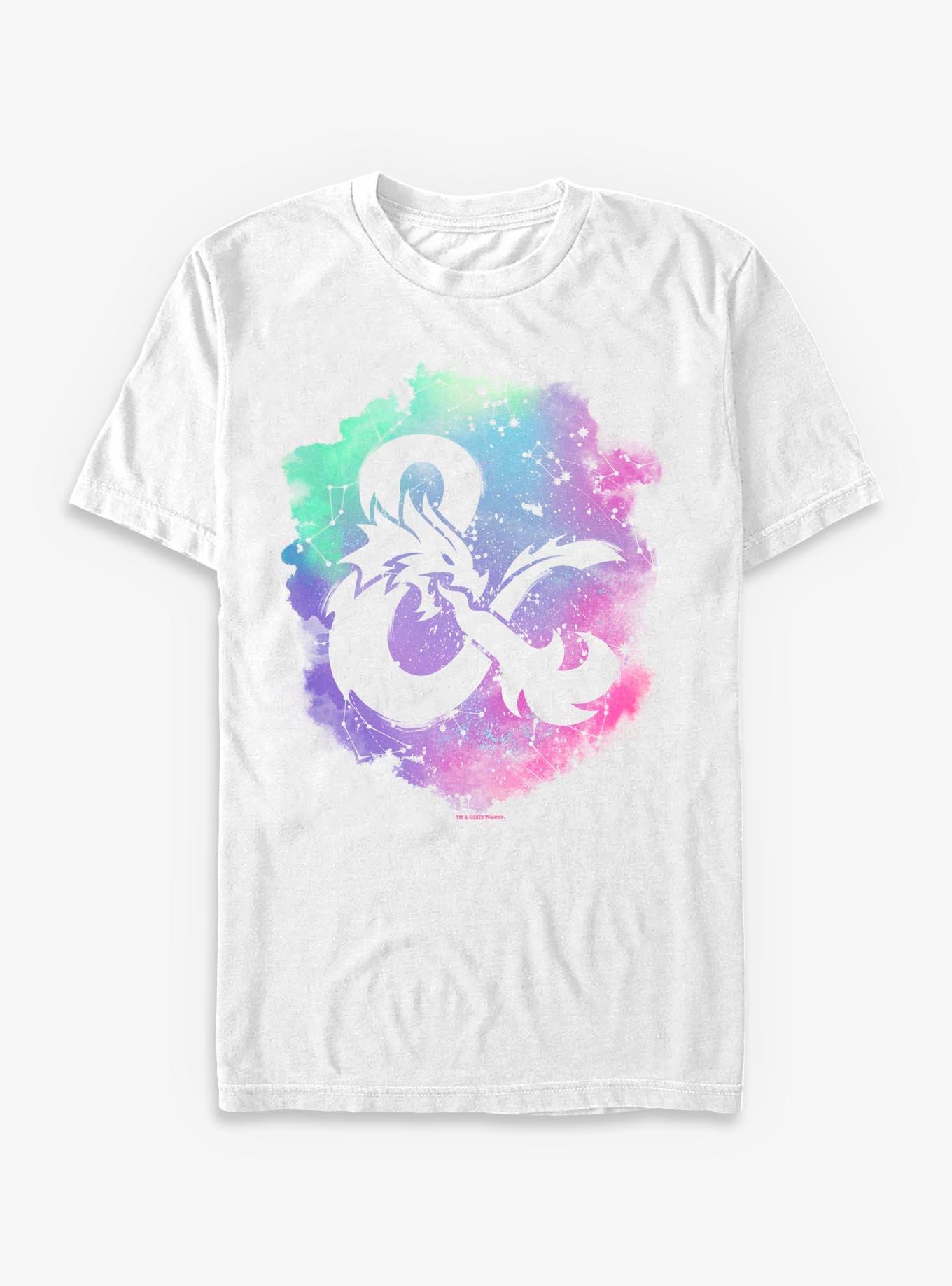 Dungeons & Dragons Splash Pastel Logo T-Shirt, , hi-res
