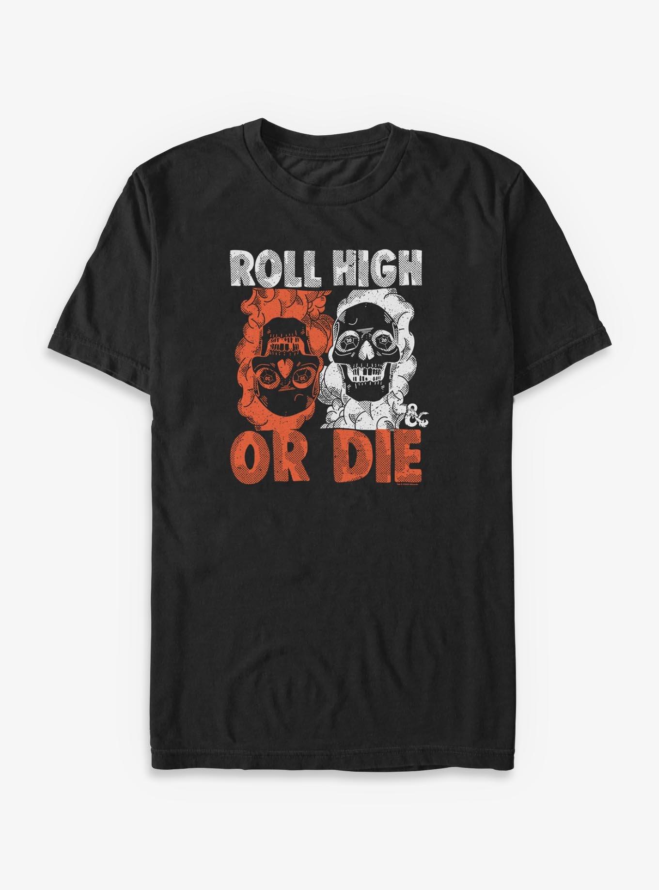 Dungeons & Dragons Roll High Or Die T-Shirt, , hi-res