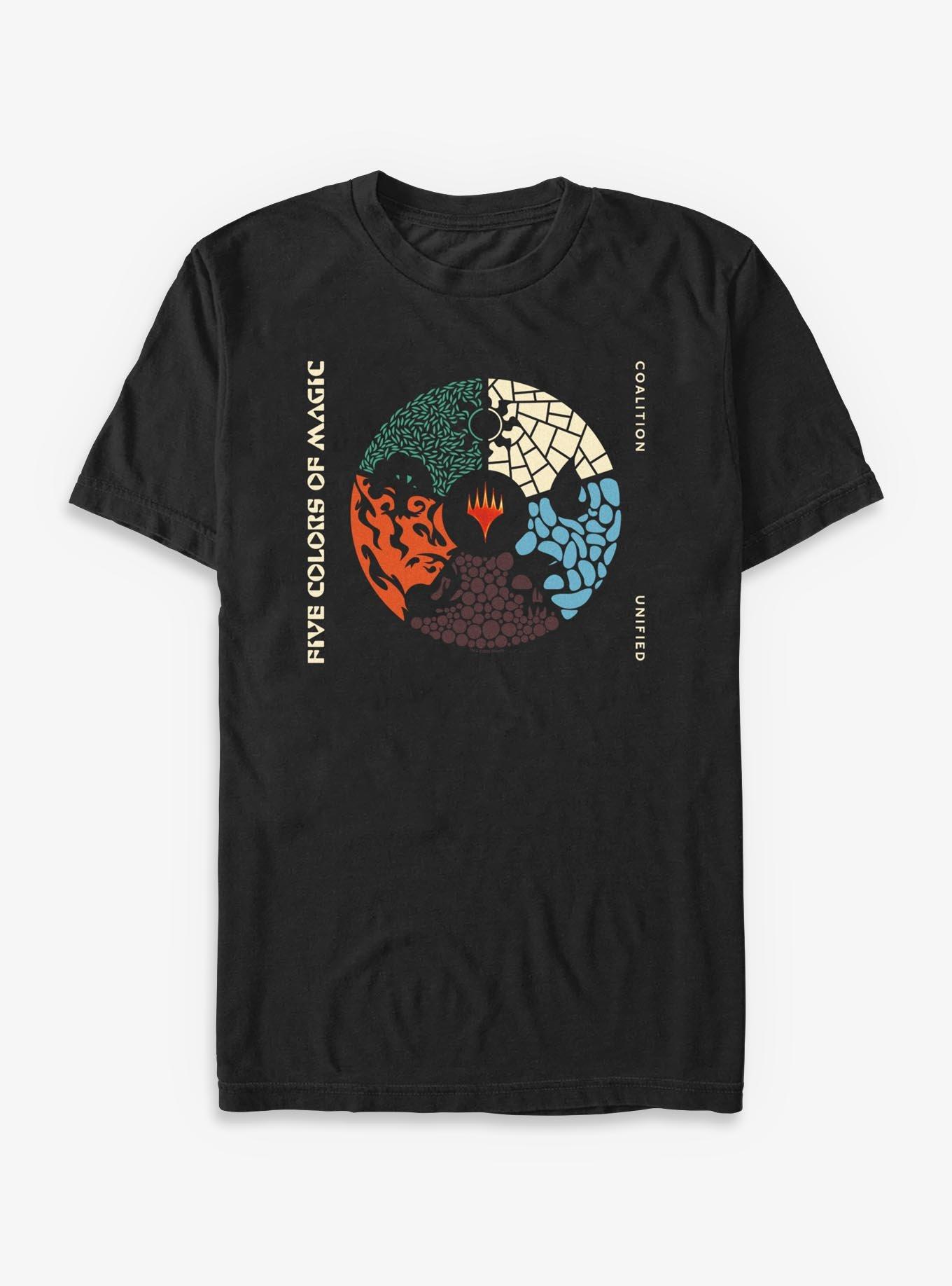 Magic: The Gathering Five Colors Of Magic T-Shirt, , hi-res