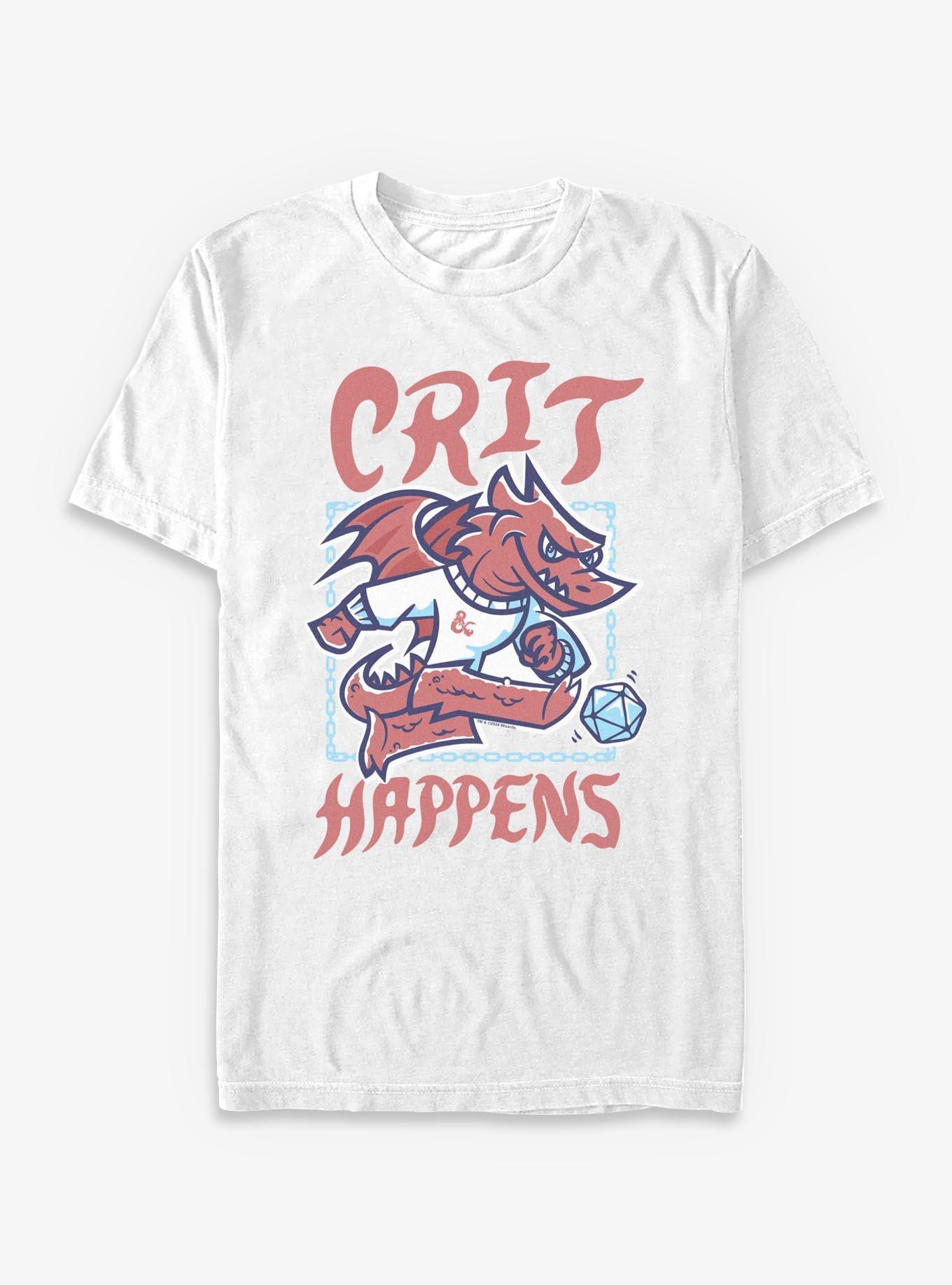 Dungeons & Dragons Crit Happens T-Shirt, , hi-res