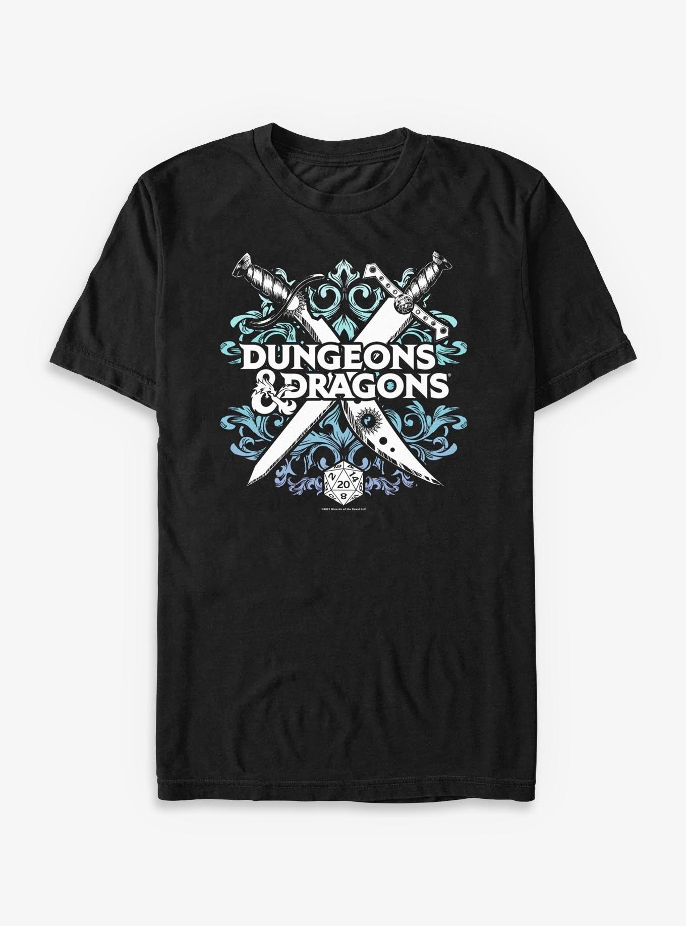 Dungeons & Dragons Dual Swords T-Shirt, , hi-res