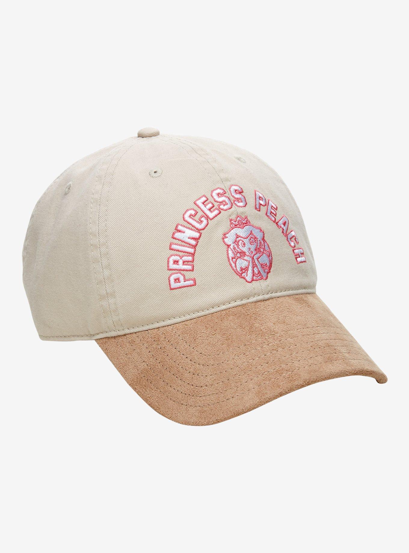 Nintendo Super Mario Princess Peach Embroidered Ball Cap - BoxLunch Exclusive, , hi-res