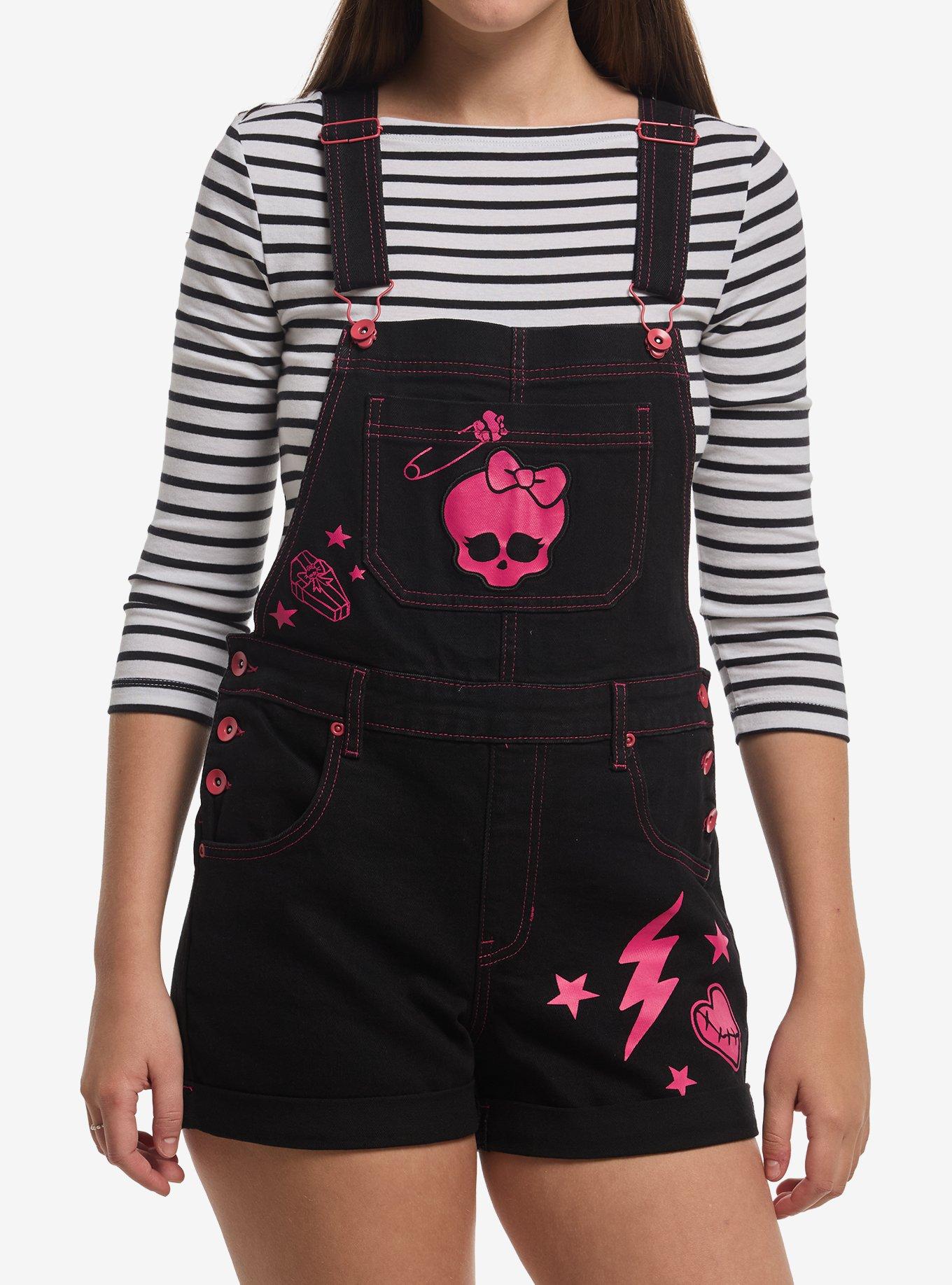 Monster High Pink Icons Shortalls, , hi-res