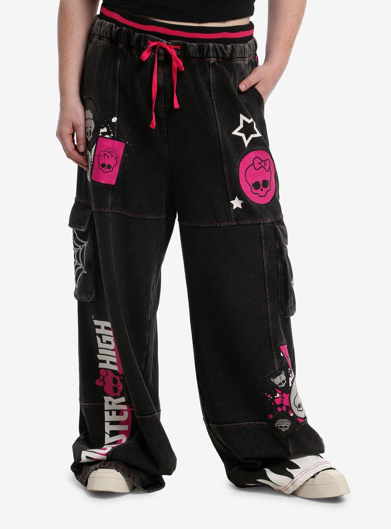 Monster High Icons Girls Double Waist Lounge Pants Plus Size, , hi-res