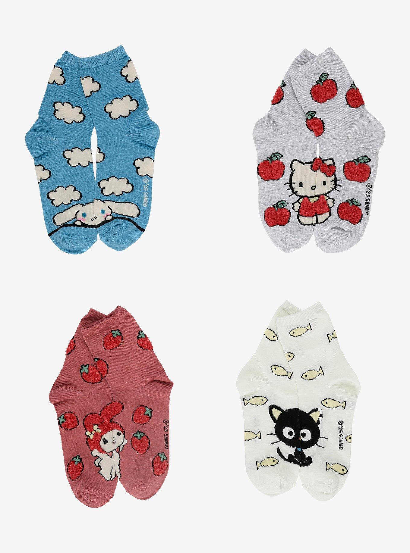 Hello Kitty And Friends Icon Toss Crew Socks 4 Pair, , hi-res