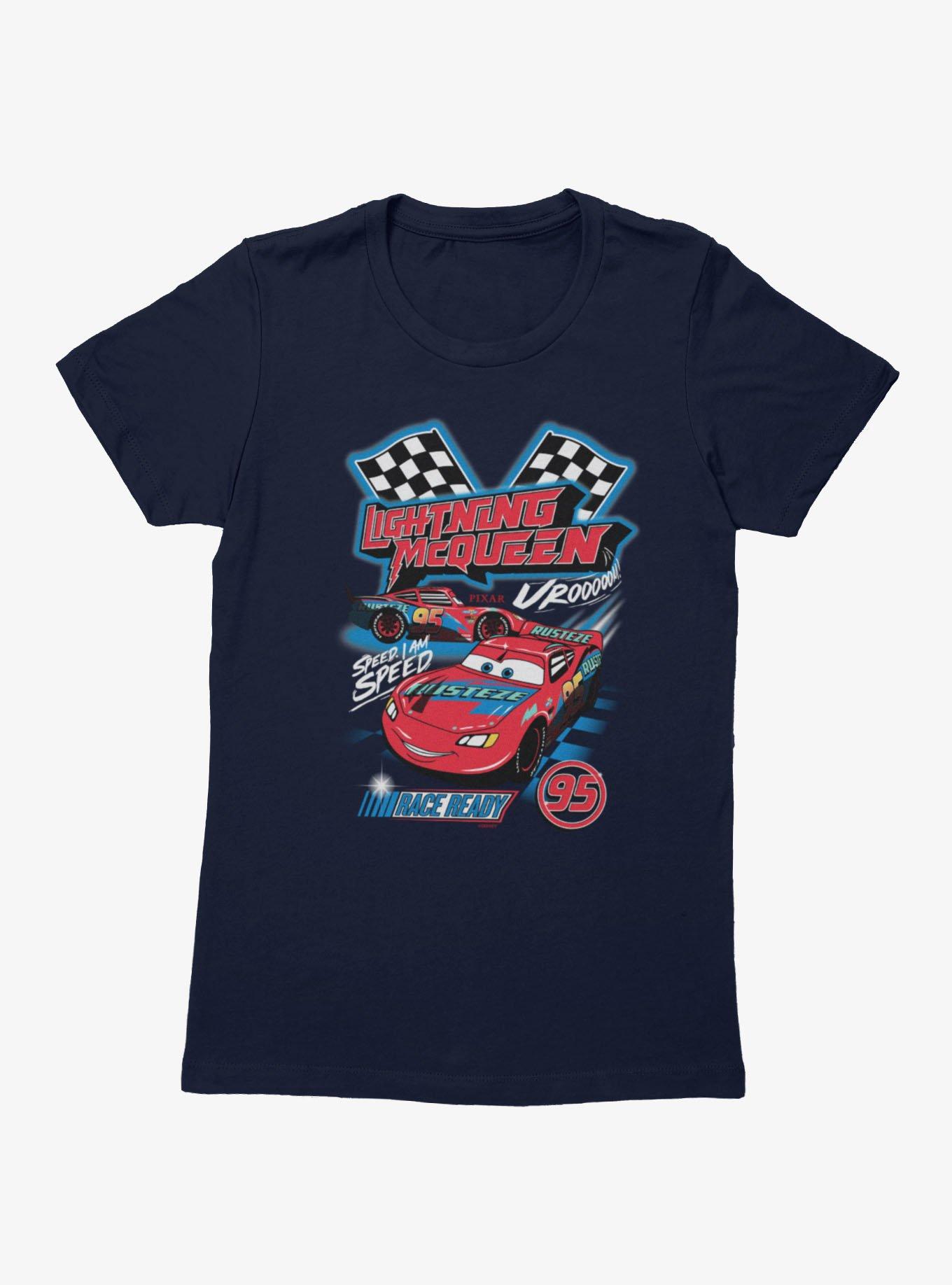 Disney Cars Lightning McQueen Speed Racing Mash Up Womens T-Shirt, , hi-res