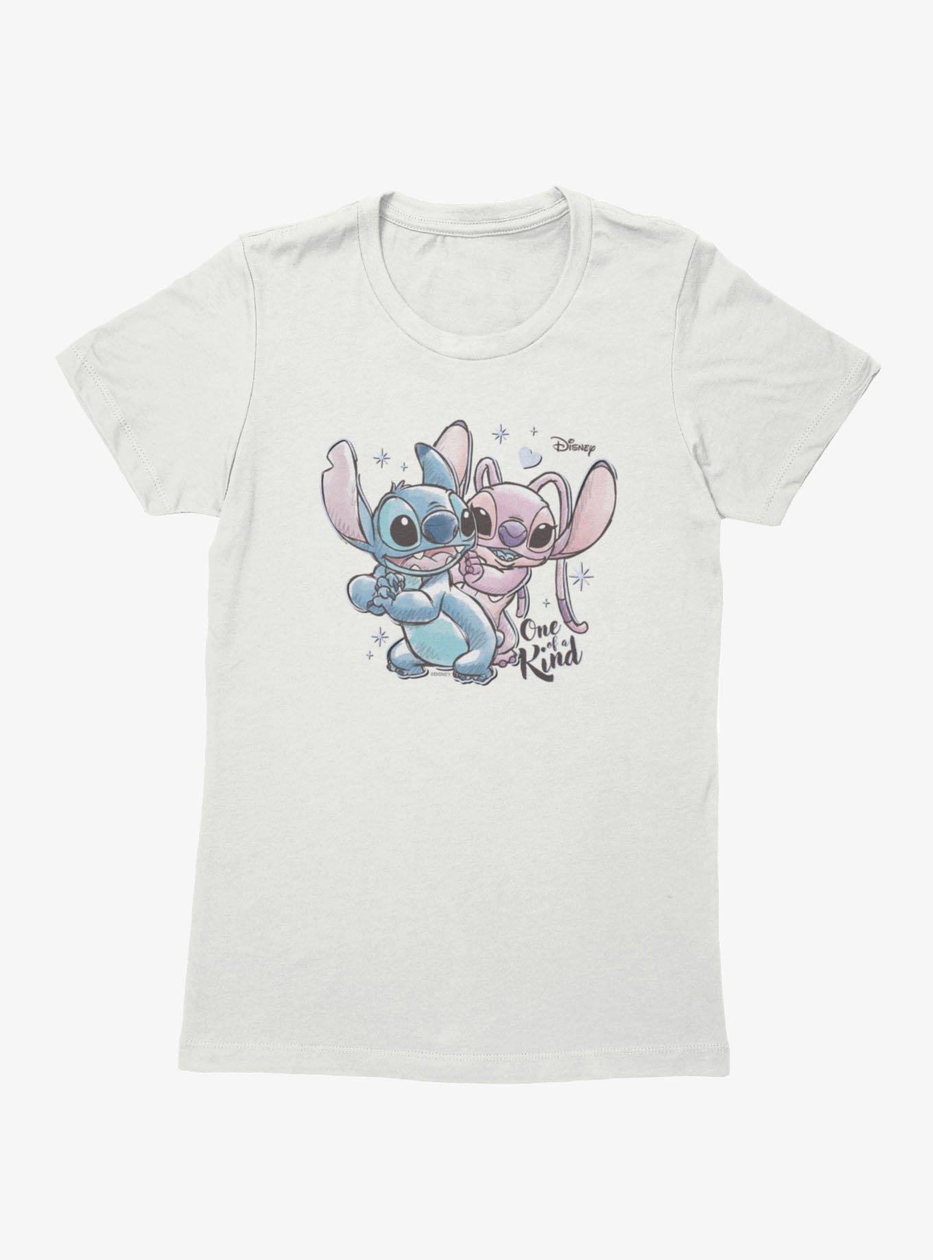 Disney Lilo and Stitch Stitch And Angel One Of A Kind Womens T-Shirt
