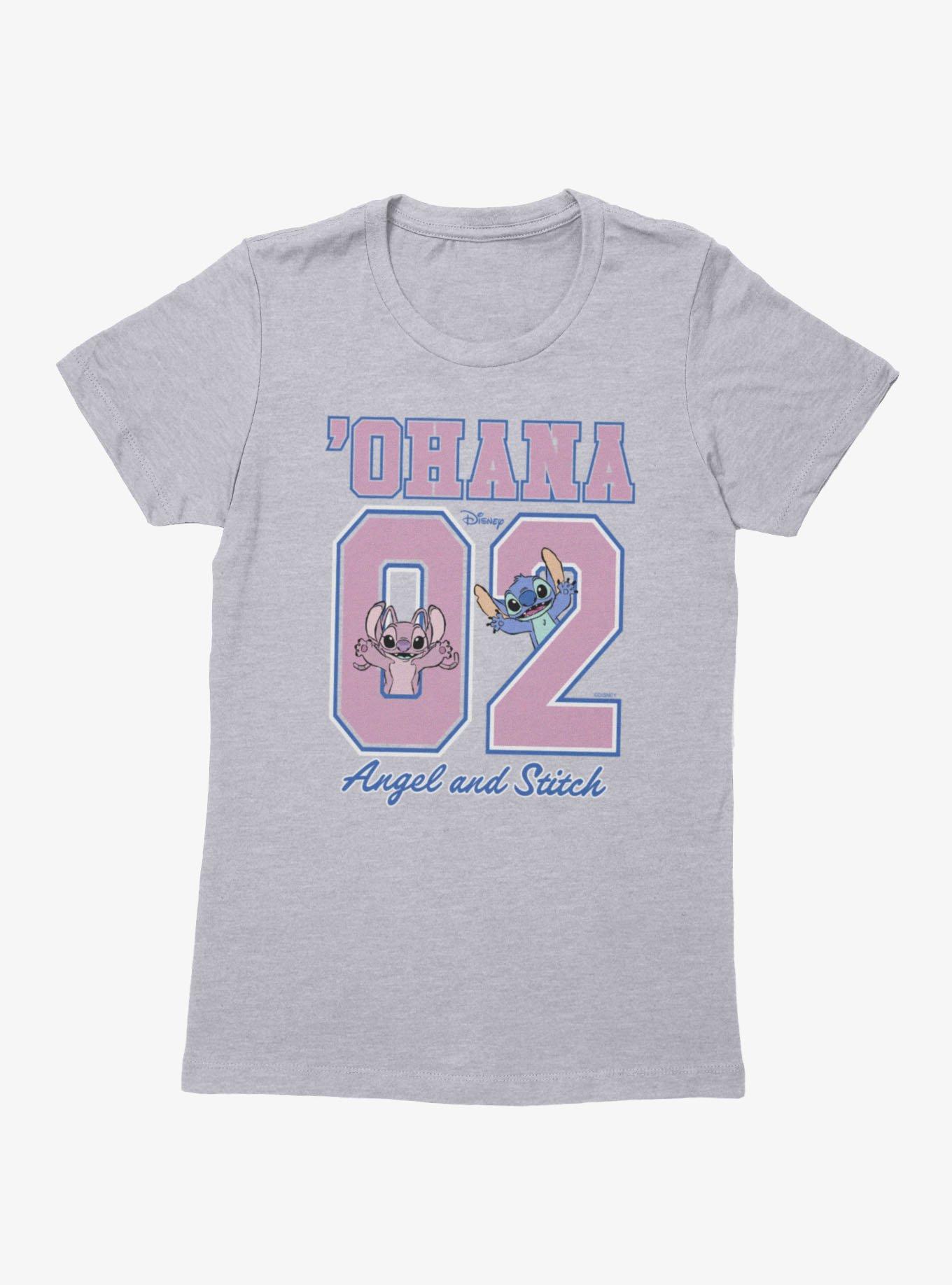 Disney Lilo and Stitch Stitch And Angel Ohana 02 Womens T-Shirt