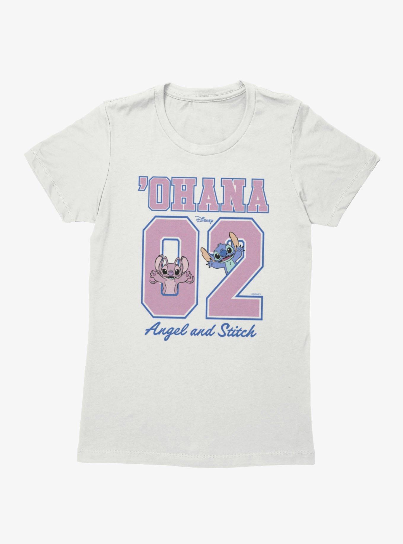 Disney Lilo and Stitch Stitch And Angel Ohana 02 Womens T-Shirt, , hi-res