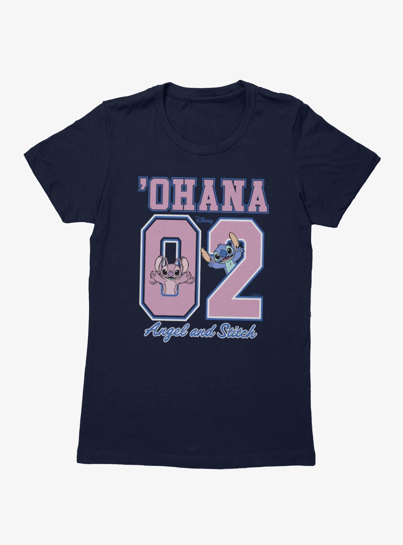 Disney Lilo and Stitch Stitch And Angel Ohana 02 Womens T-Shirt