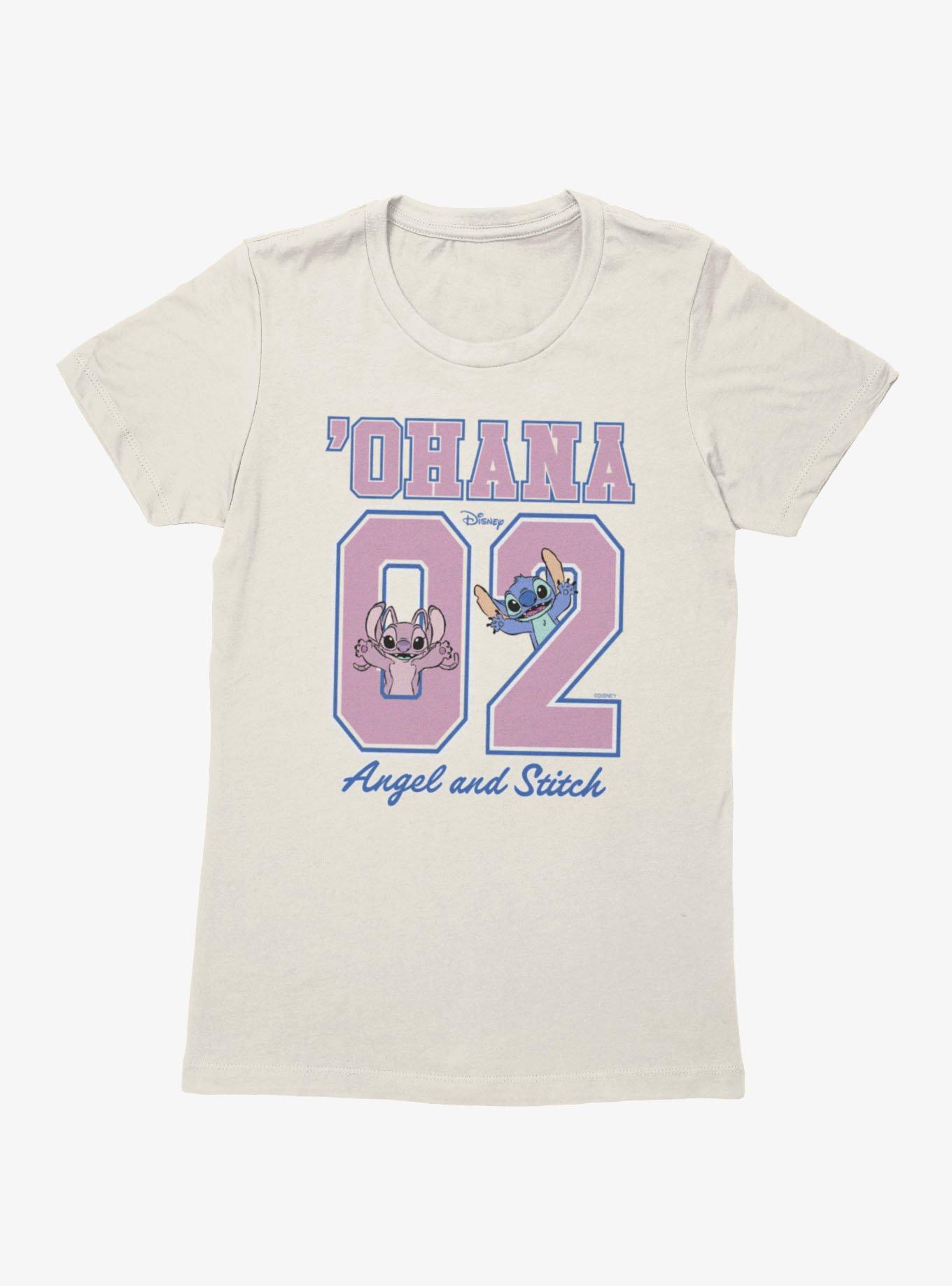 Disney Lilo and Stitch Stitch And Angel Ohana 02 Womens T-Shirt, , hi-res