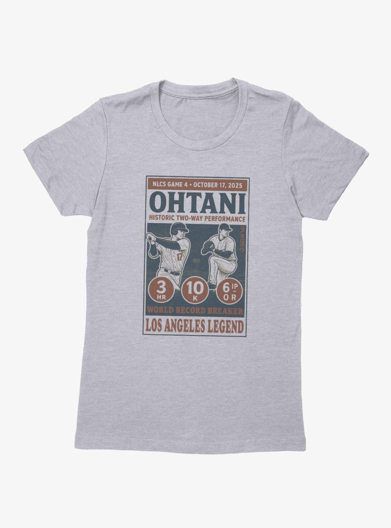 MLB Shohei Ohtani LA Legends Poster Womens T-Shirt, , hi-res