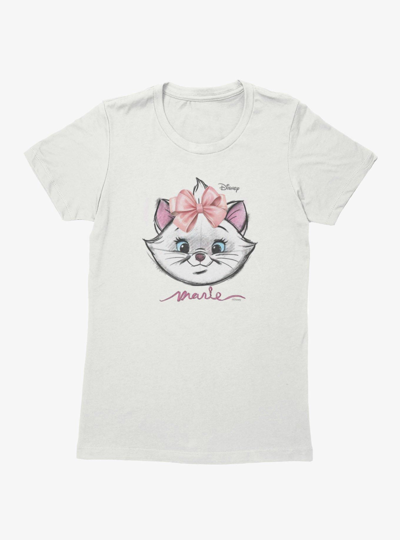 Disney Aristocats Marie Face Sketch Womens T-Shirt, , hi-res